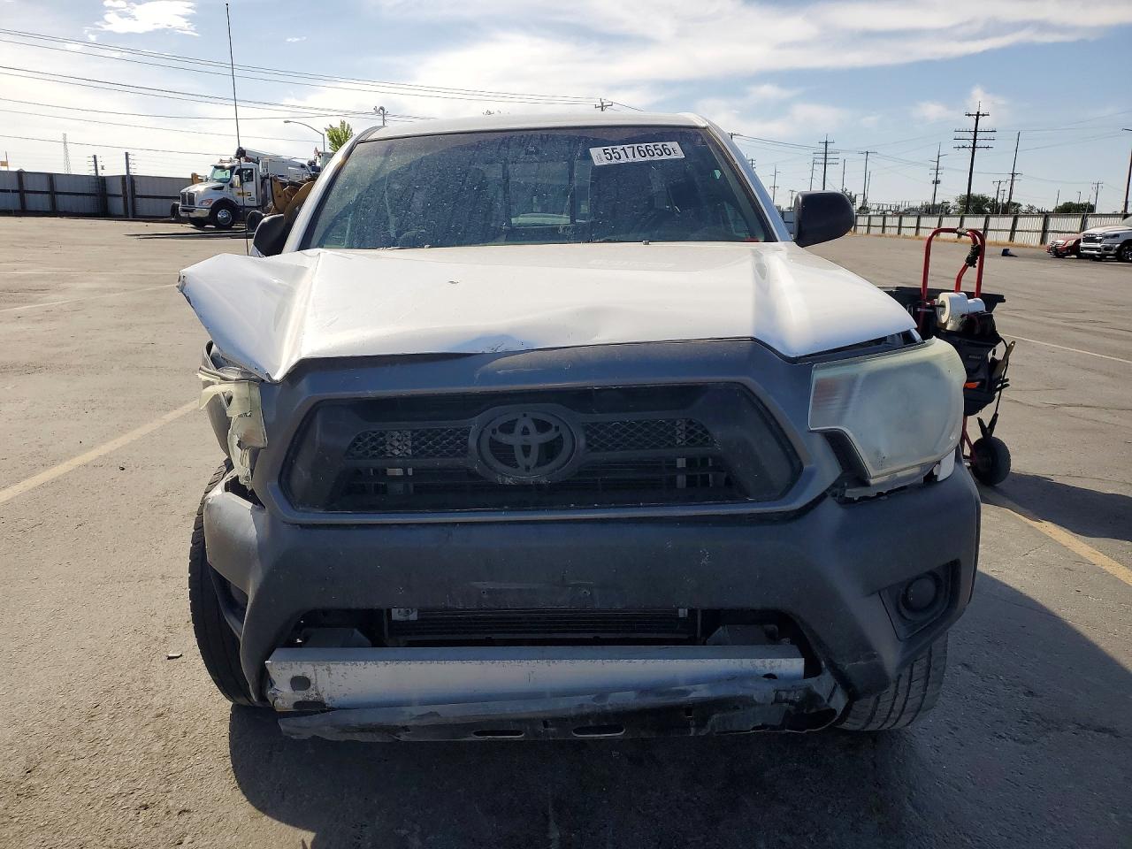 2015 Toyota Tacoma White vin: 5TFUX4EN4FX032264