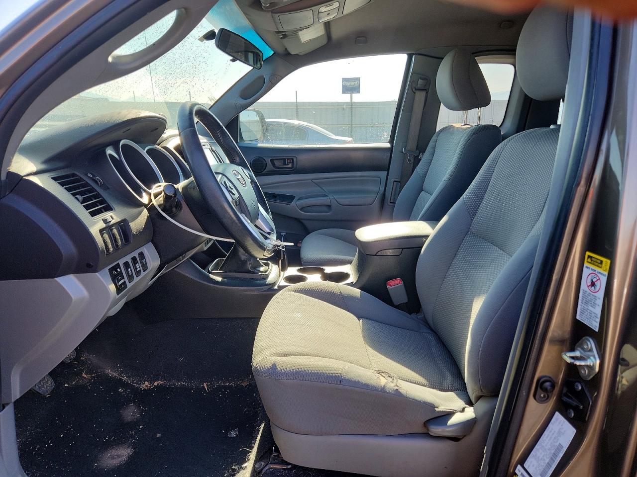 2015 Toyota Tacoma Base Gray vin: 5TFUX4EN4FX035164