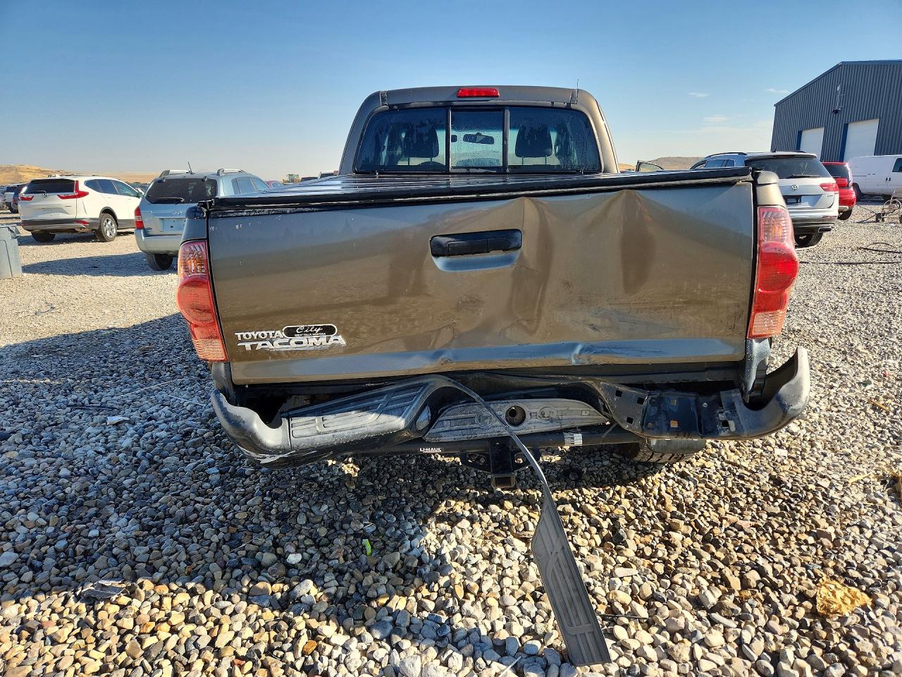 2015 Toyota Tacoma Base Gray vin: 5TFUX4EN4FX035164