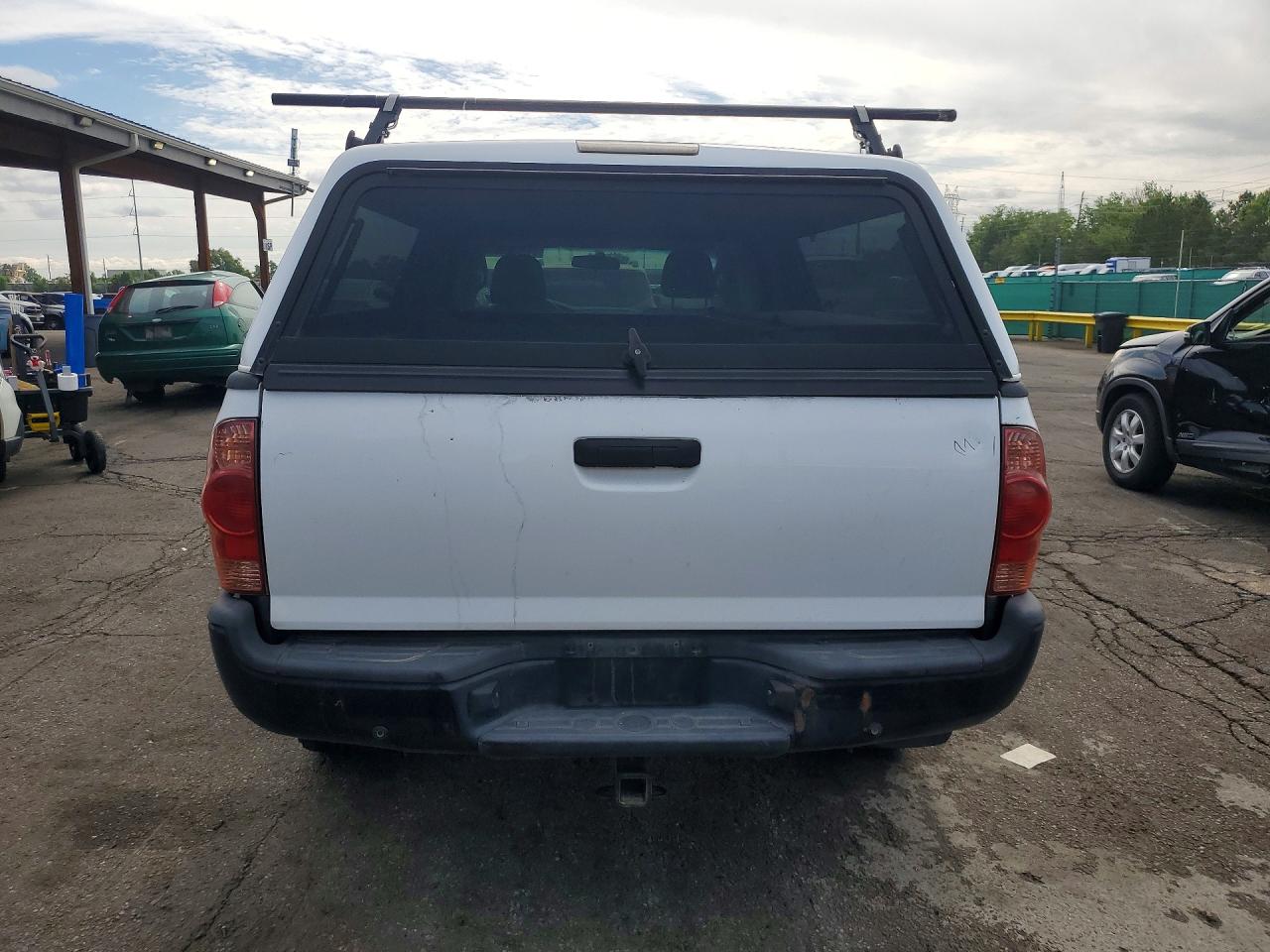 2015 Toyota Tacoma Access Cab Белый vin: 5TFUX4EN4FX036072