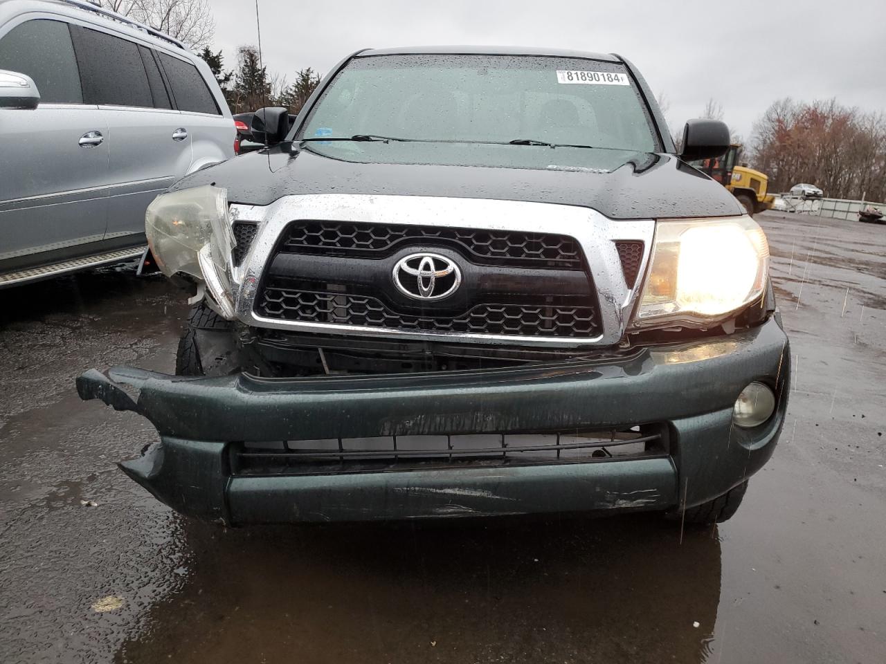 2011 Toyota Tacoma Access Cab Green vin: 5TFUX4EN5BX003205