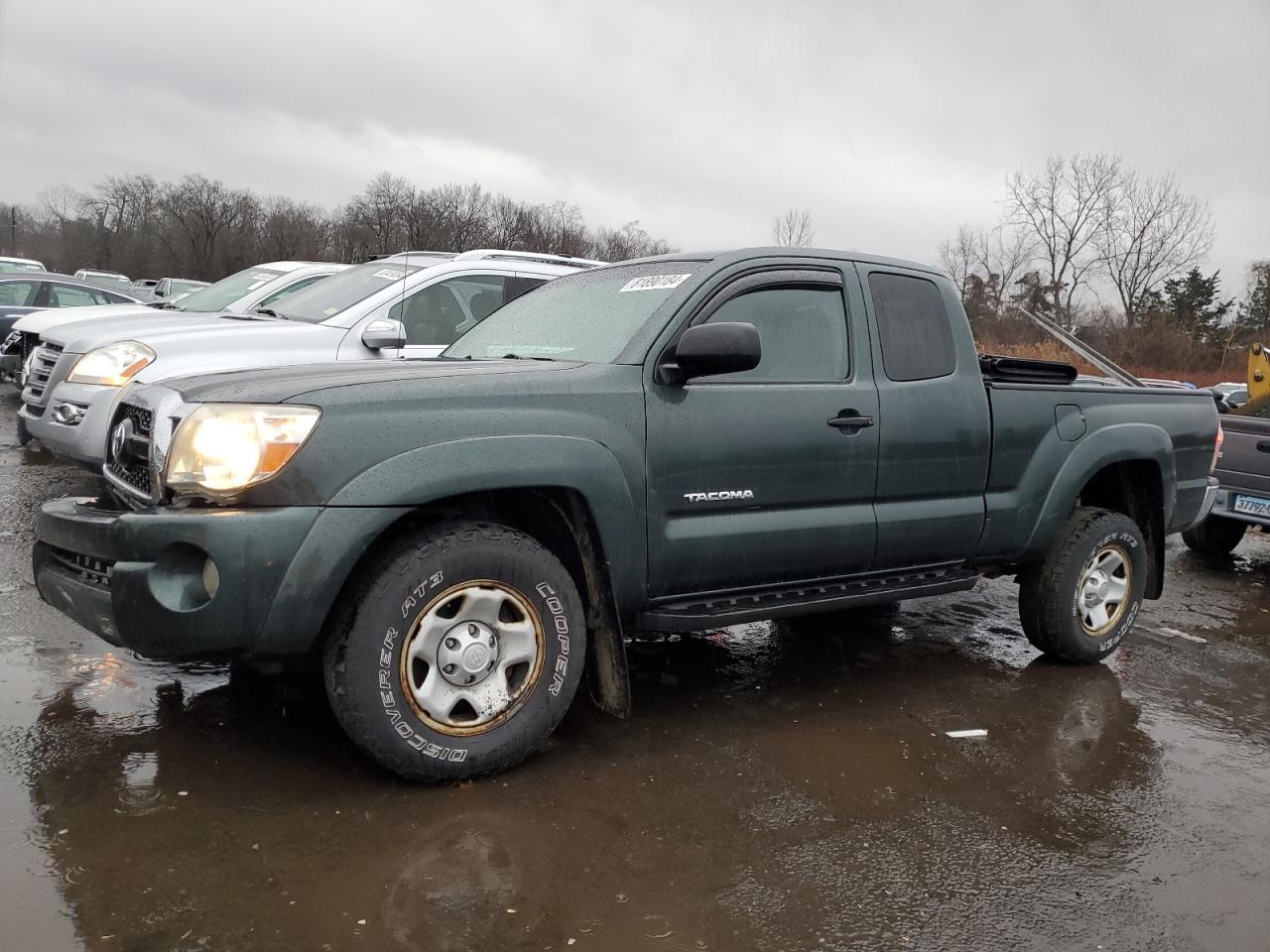 2011 Toyota Tacoma Access Cab Green vin: 5TFUX4EN5BX003205