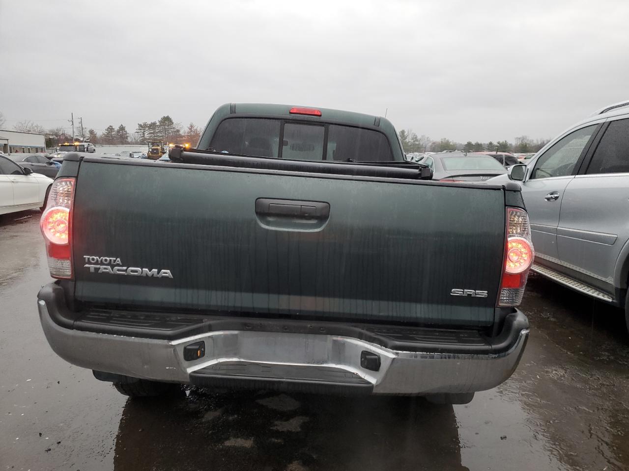 2011 Toyota Tacoma Access Cab Green vin: 5TFUX4EN5BX003205