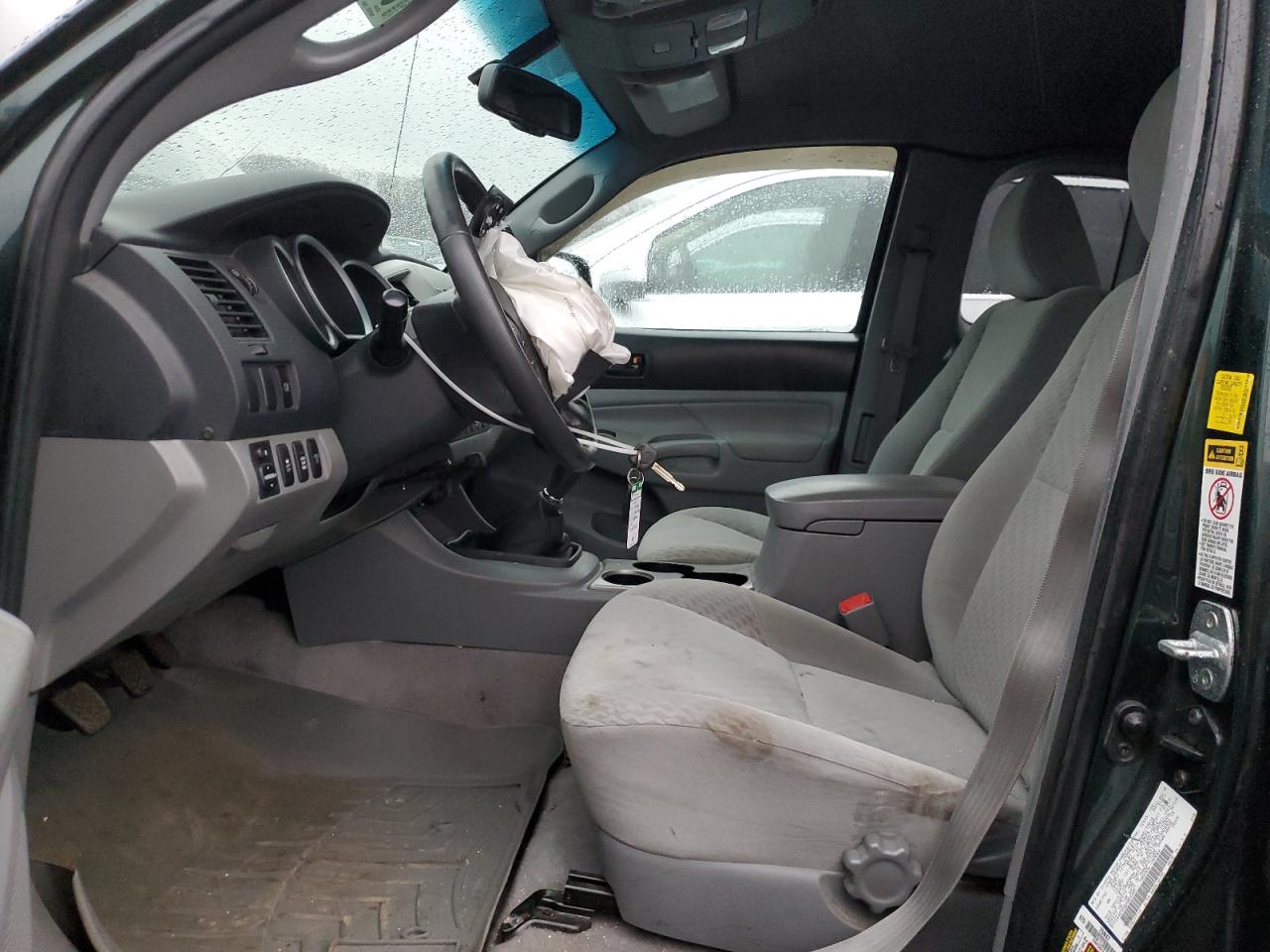 2011 Toyota Tacoma Access Cab Green vin: 5TFUX4EN5BX003205
