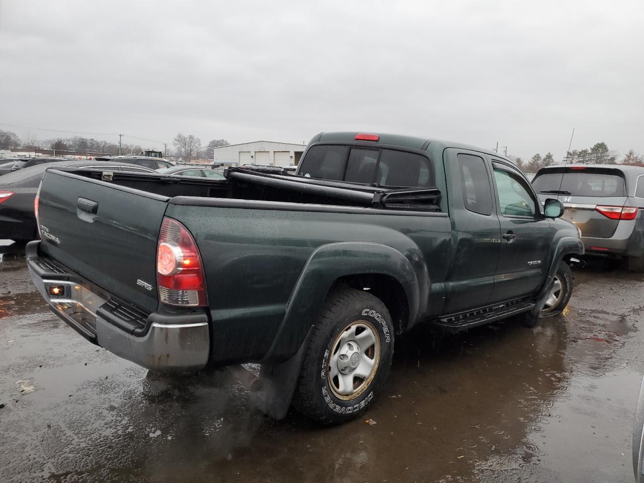 2011 Toyota Tacoma Access Cab Green vin: 5TFUX4EN5BX003205