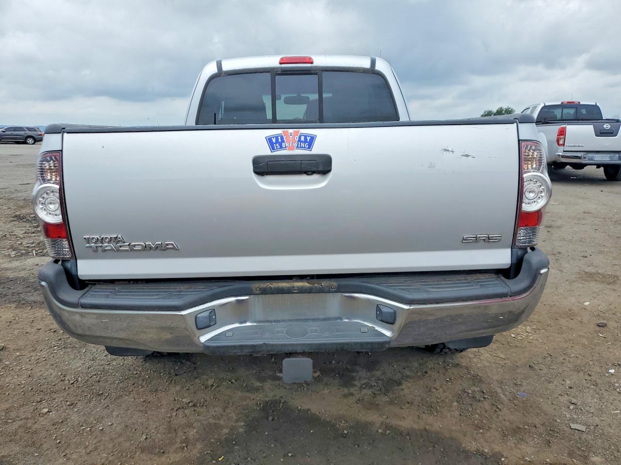 2012 Toyota Tacoma Access Cab Silver vin: 5TFUX4EN5CX010852