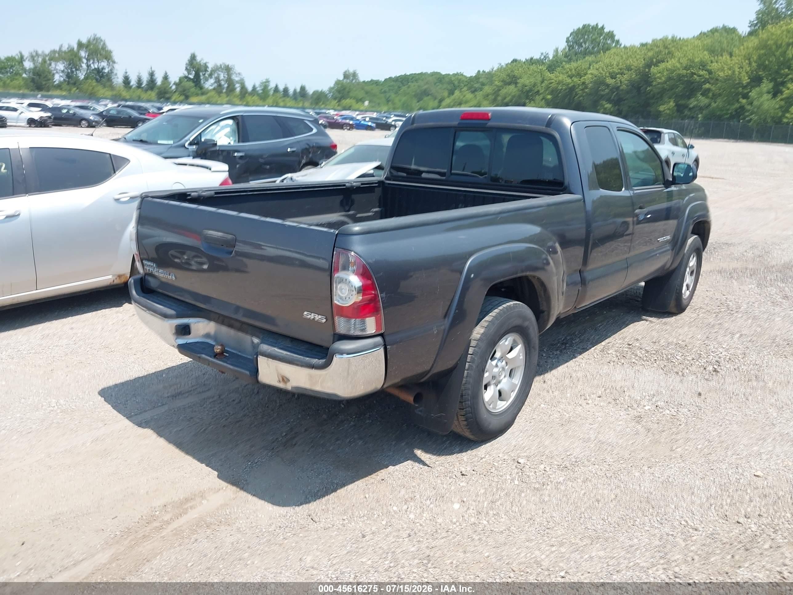 2013 Toyota Tacoma   Gray vin: 5TFUX4EN5DX017656