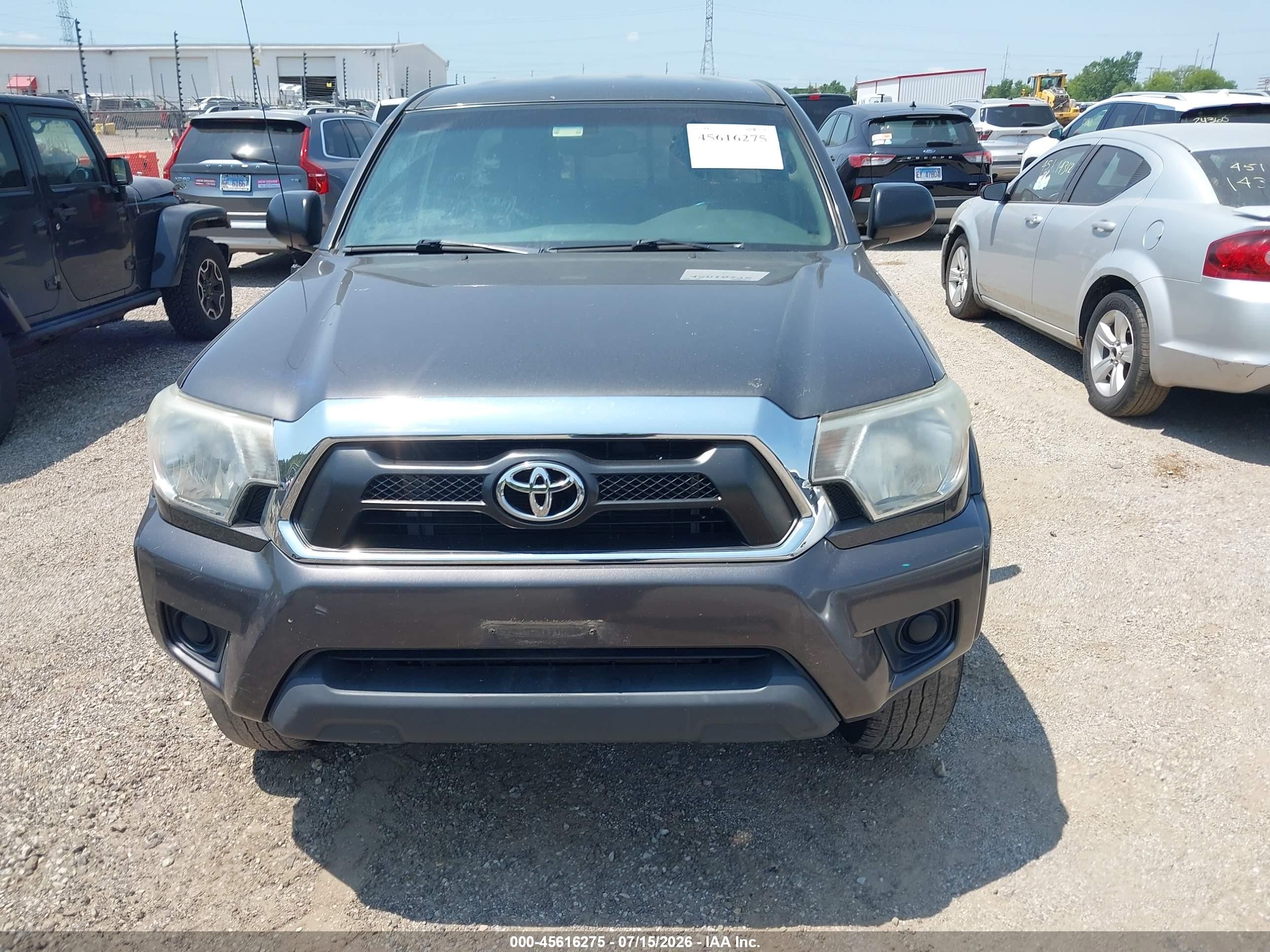 2013 Toyota Tacoma   Gray vin: 5TFUX4EN5DX017656