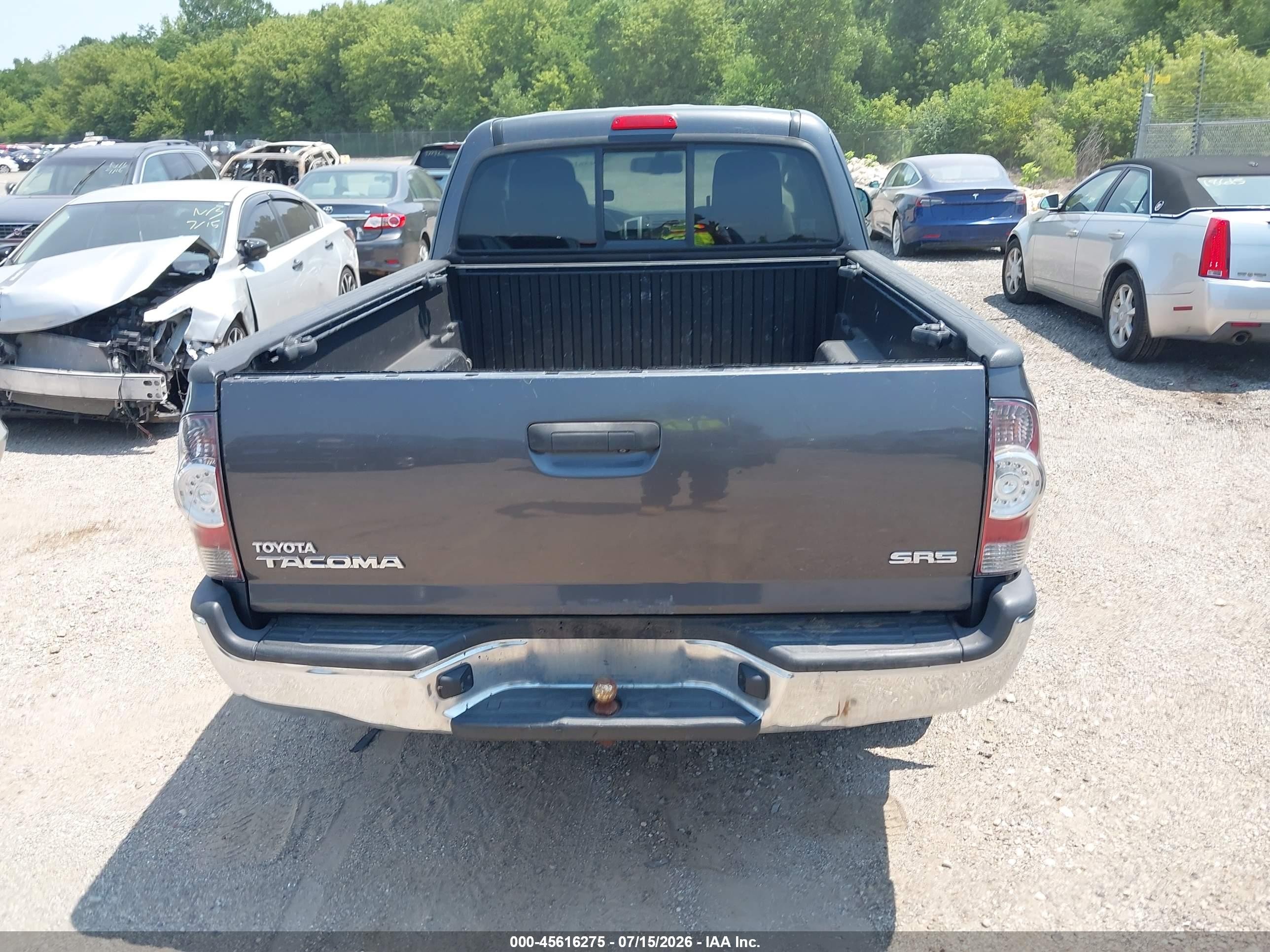 2013 Toyota Tacoma   Gray vin: 5TFUX4EN5DX017656