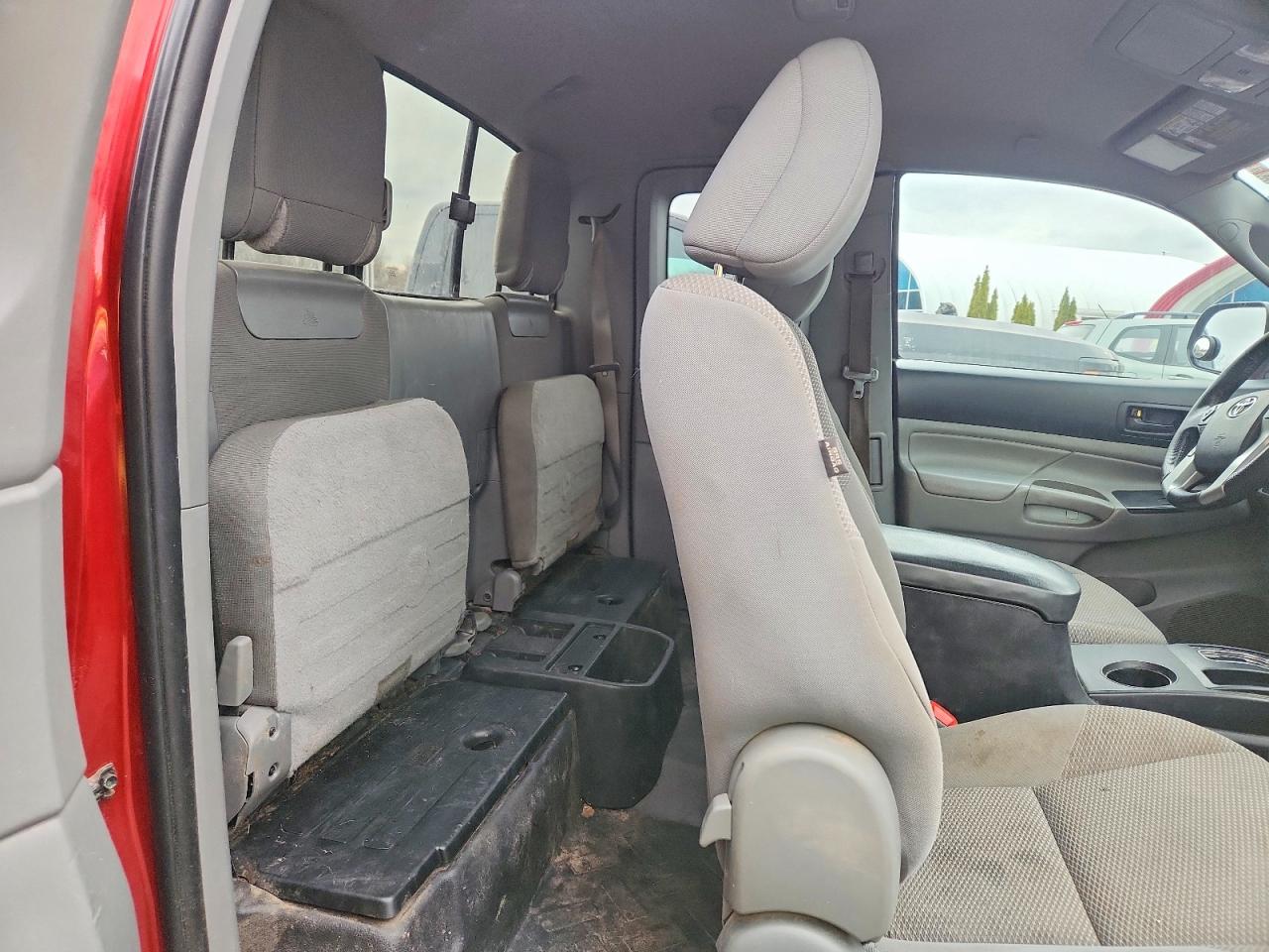 2014 Toyota Tacoma Base Red vin: 5TFUX4EN5EX025189