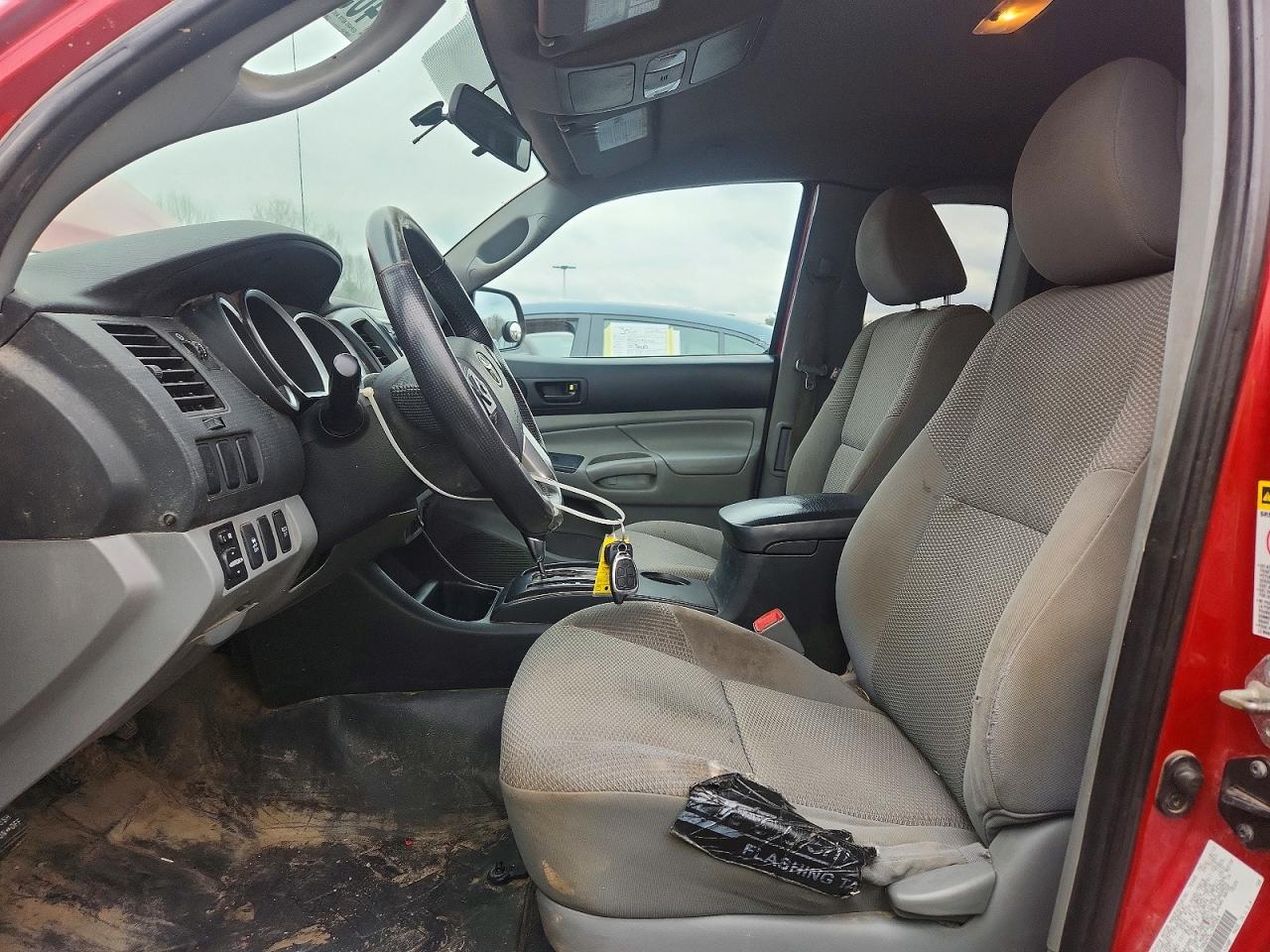 2014 Toyota Tacoma Base Red vin: 5TFUX4EN5EX025189