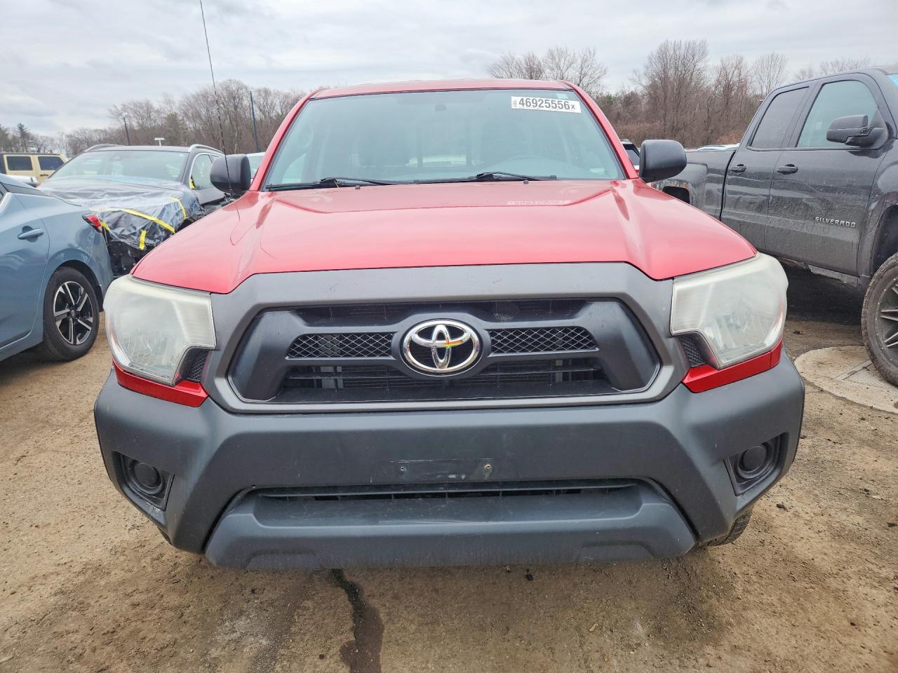 2014 Toyota Tacoma Base Red vin: 5TFUX4EN5EX025189