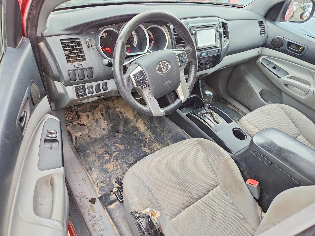 2014 Toyota Tacoma Base Red vin: 5TFUX4EN5EX025189