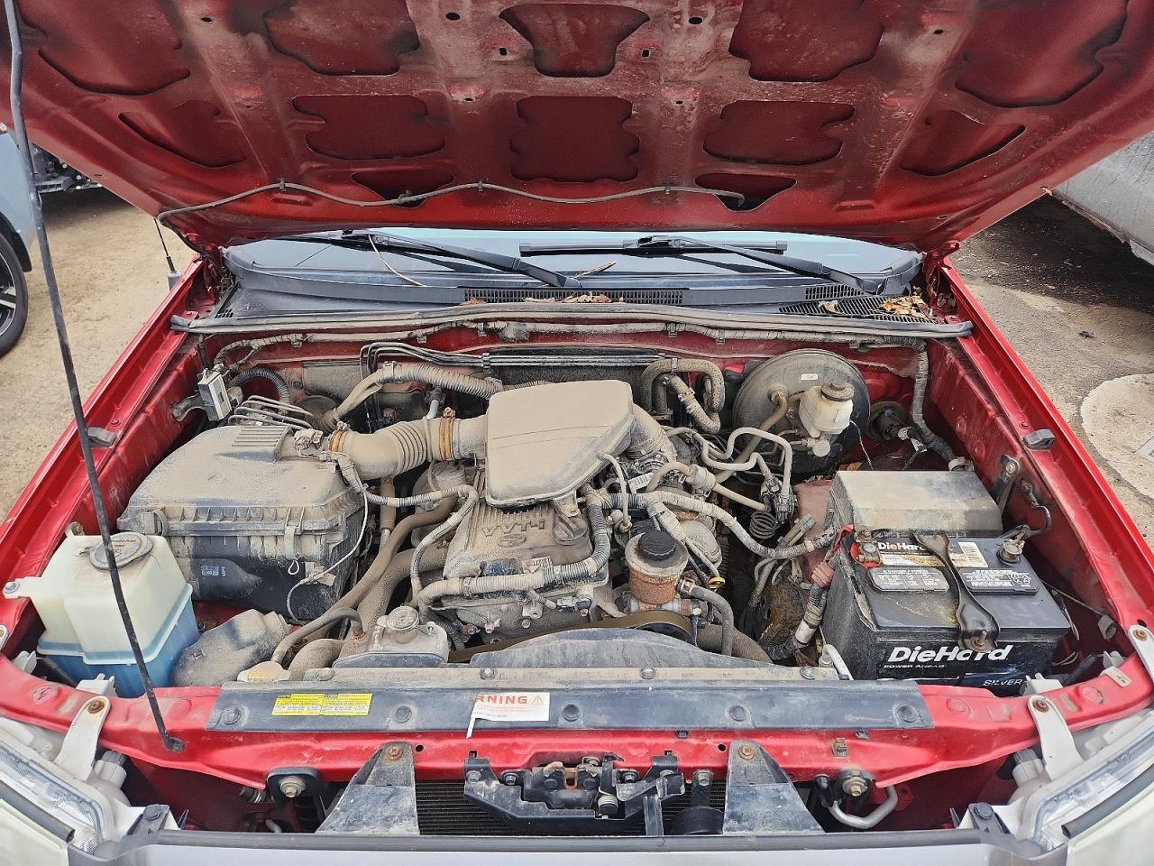 2014 Toyota Tacoma Base Red vin: 5TFUX4EN5EX025189