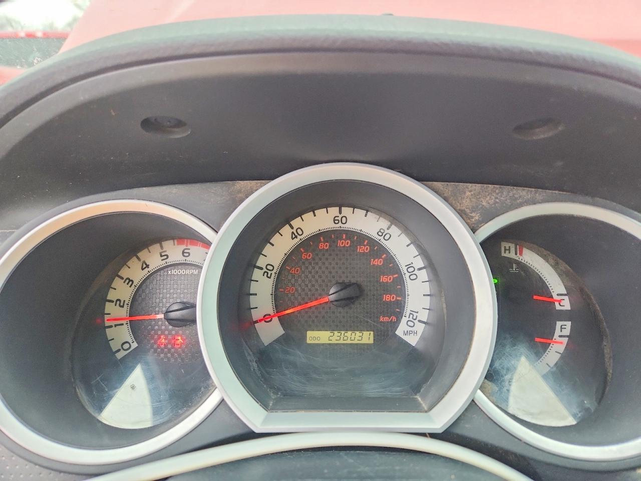 2014 Toyota Tacoma Base Red vin: 5TFUX4EN5EX025189