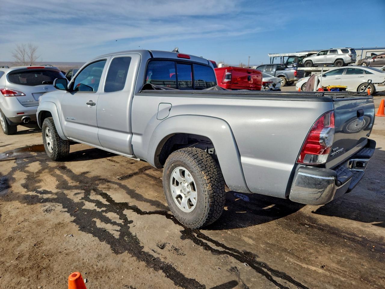 2015 Toyota Tacoma Access Cab Silver vin: 5TFUX4EN5FX033021