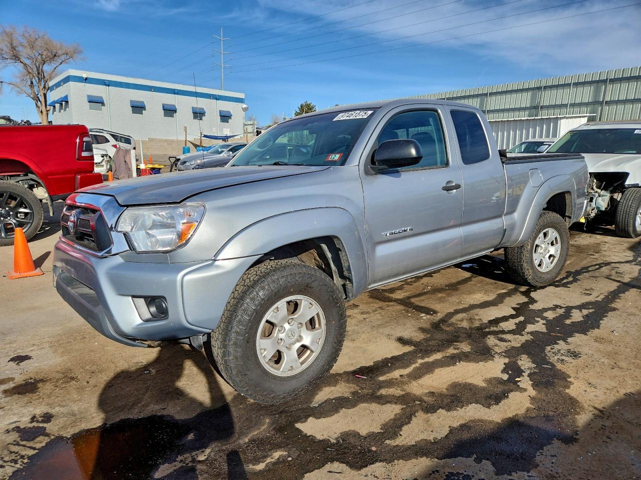 2015 Toyota Tacoma Access Cab Silver vin: 5TFUX4EN5FX033021