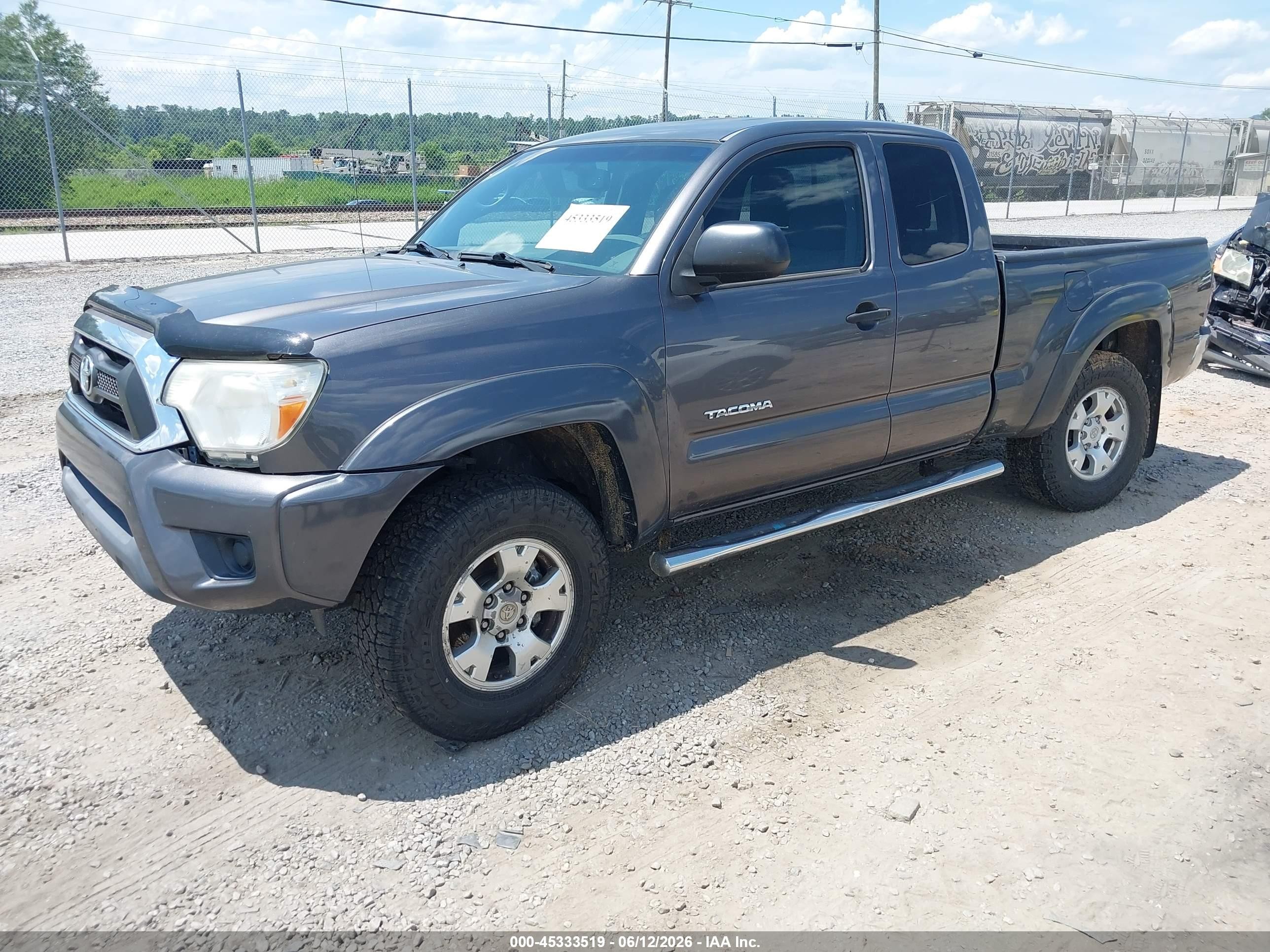 2012 Toyota Tacoma   Серый vin: 5TFUX4EN6CX011119