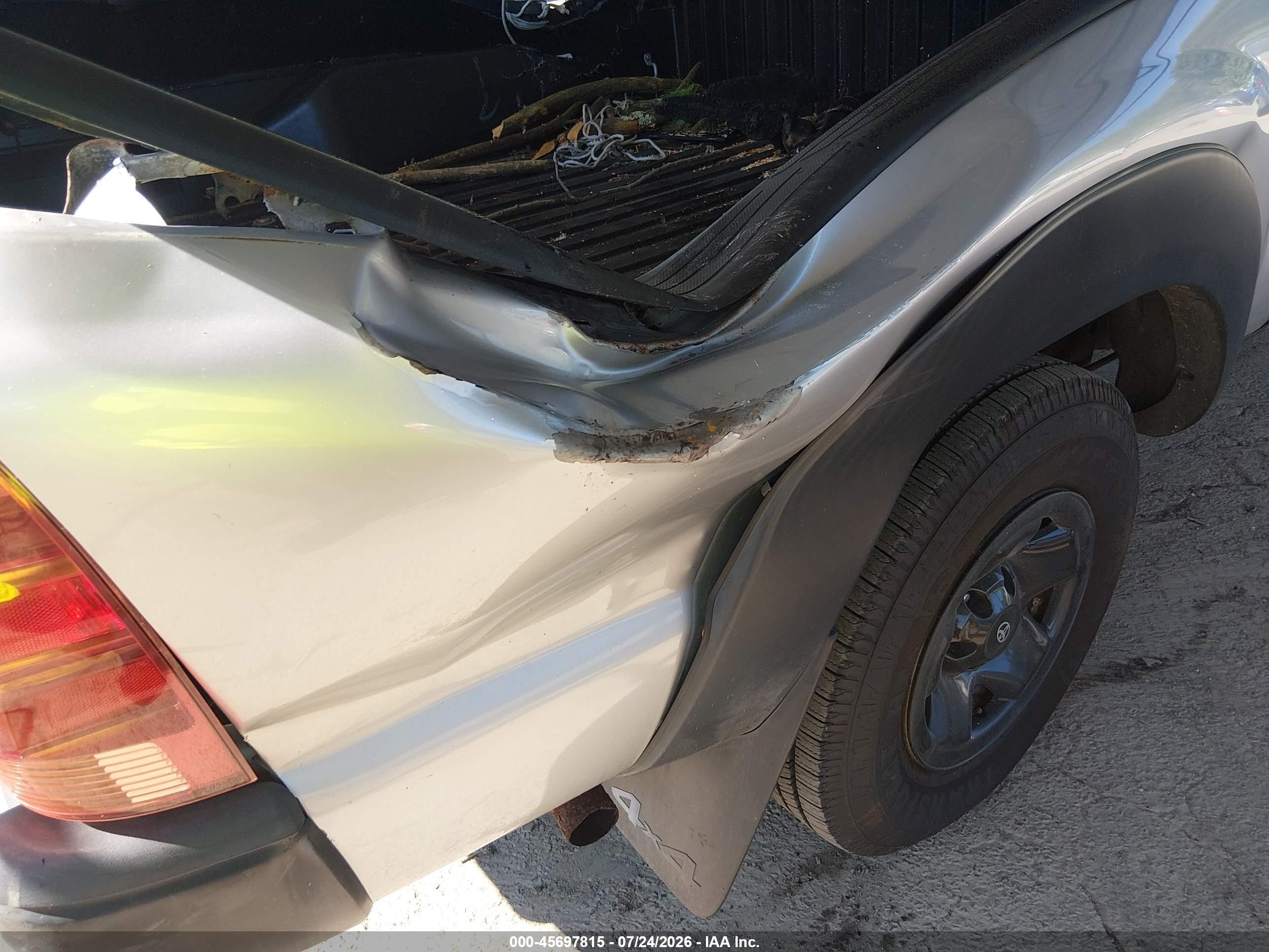 2013 Toyota Tacoma   Gray vin: 5TFUX4EN6DX022946
