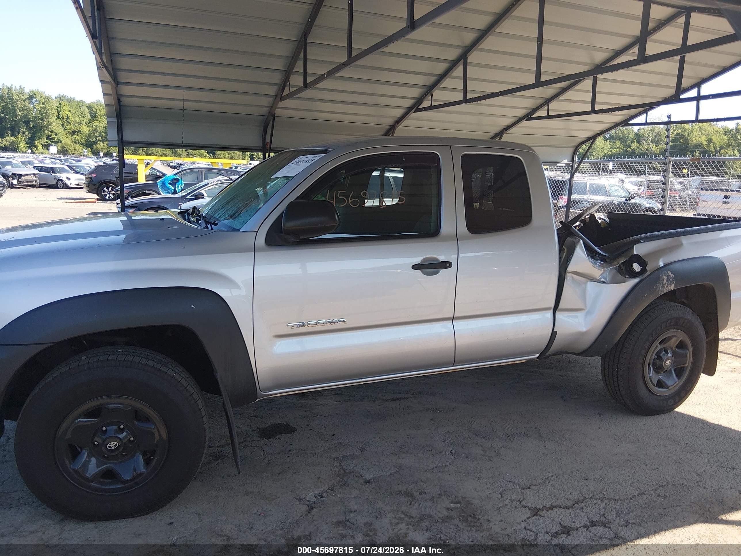 2013 Toyota Tacoma   Gray vin: 5TFUX4EN6DX022946
