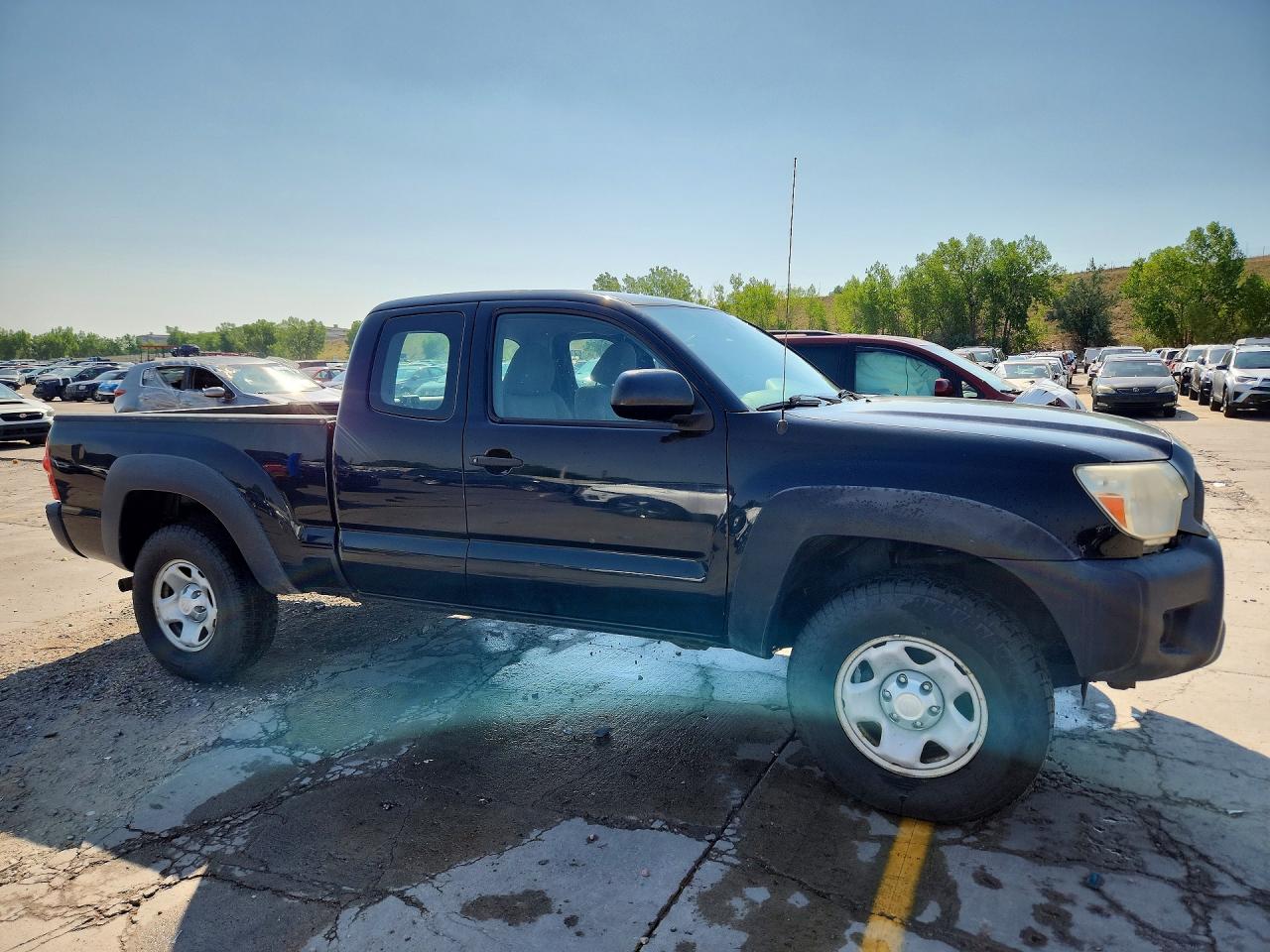 2015 Toyota Tacoma Access Cab Black vin: 5TFUX4EN6FX035277