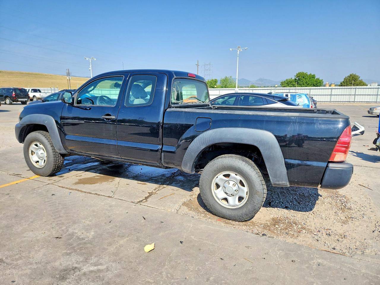 2015 Toyota Tacoma Access Cab Black vin: 5TFUX4EN6FX035277