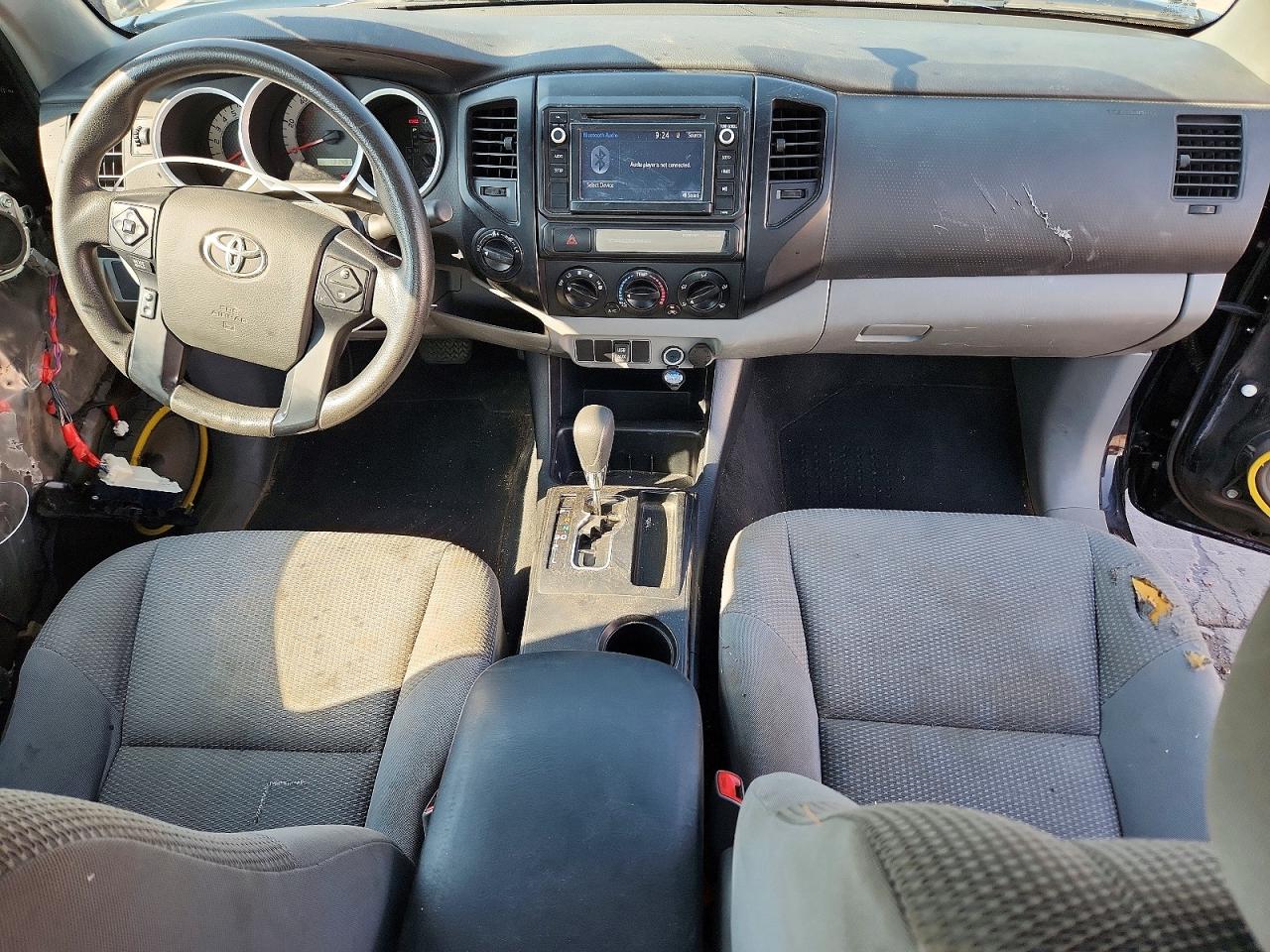 2015 Toyota Tacoma Access Cab Black vin: 5TFUX4EN6FX035277