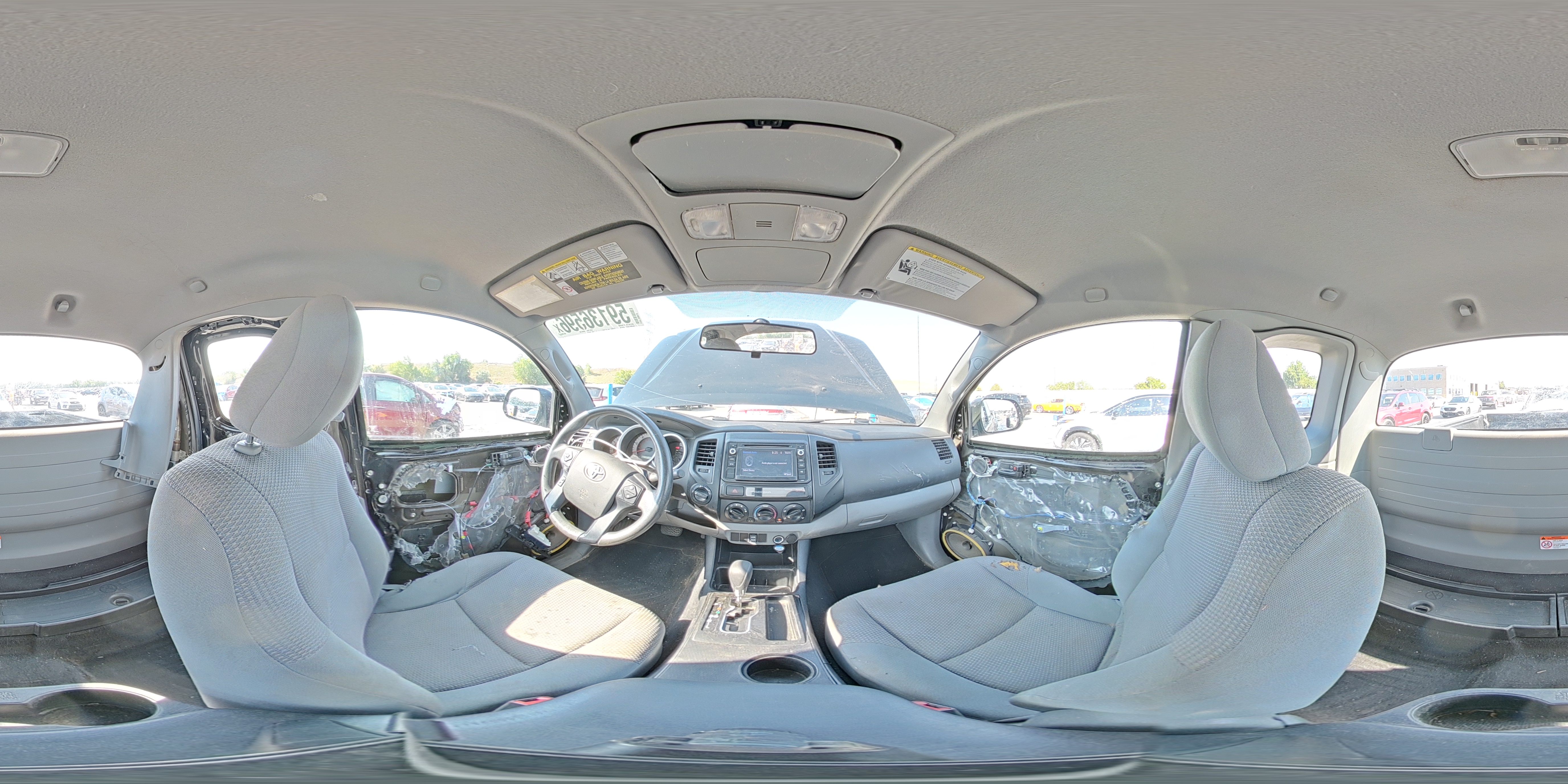 2015 Toyota Tacoma Access Cab Black vin: 5TFUX4EN6FX035277