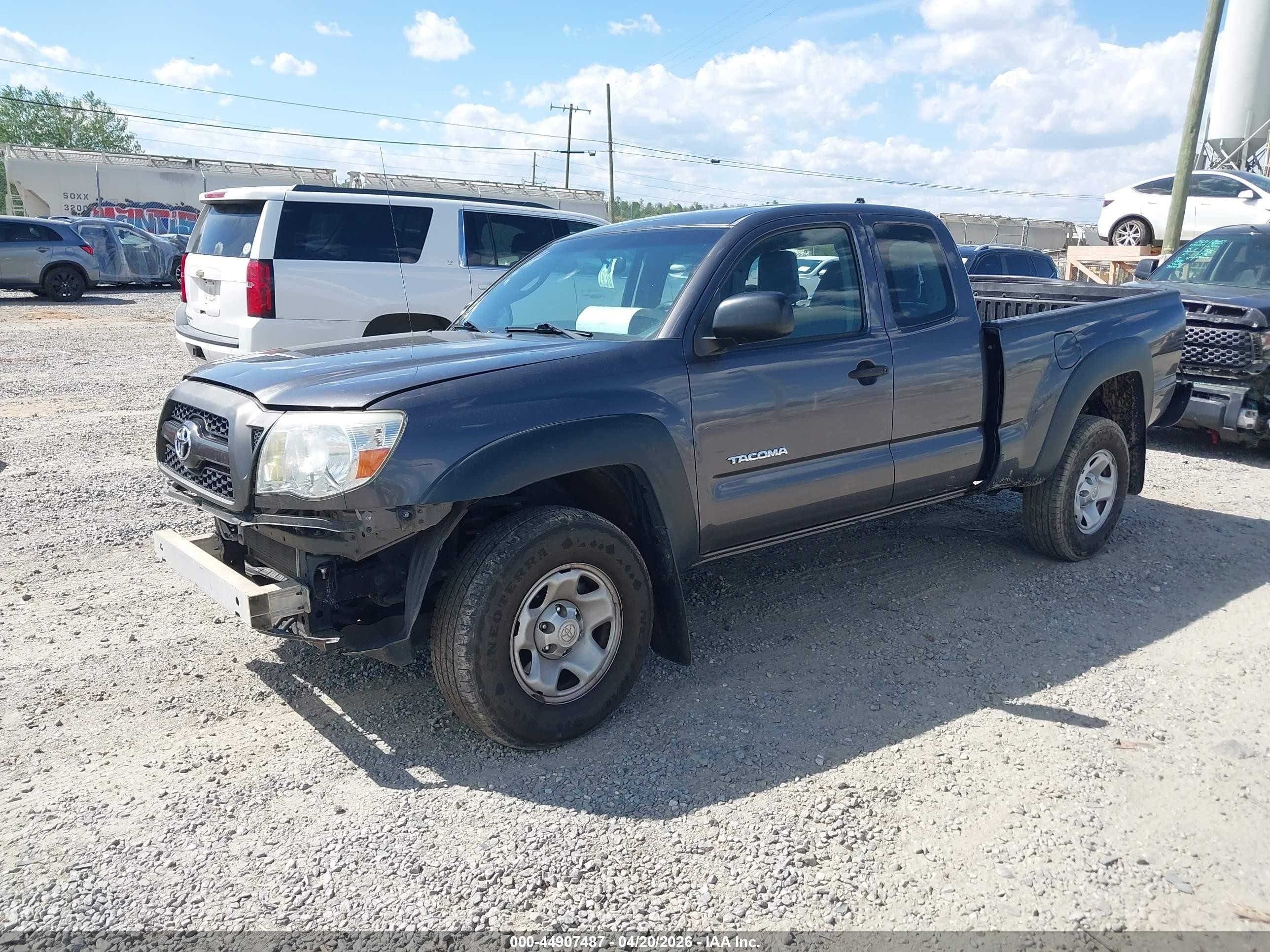 2011 Toyota Tacoma Gray vin: 5TFUX4EN7BX004775