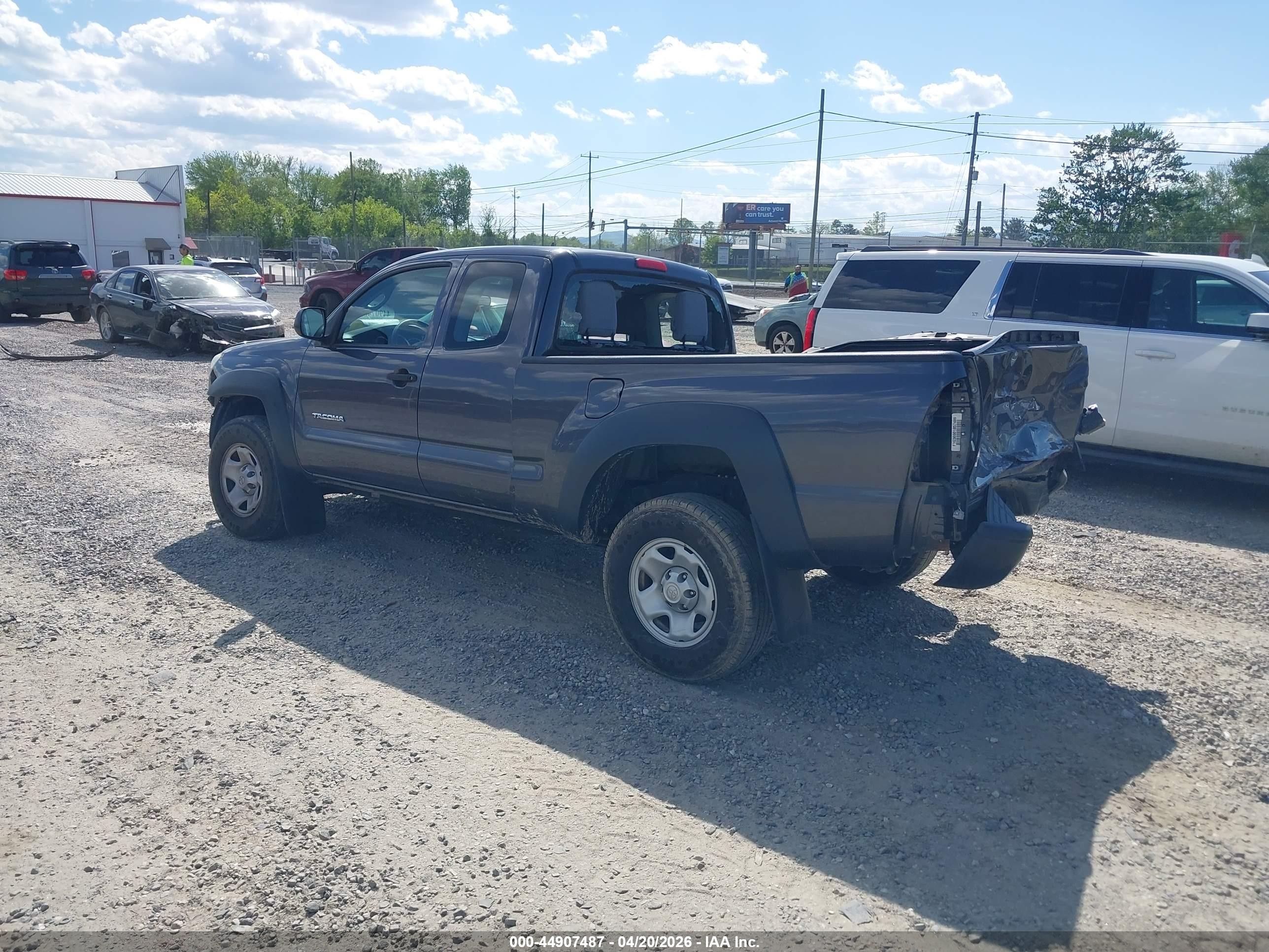 2011 Toyota Tacoma Gray vin: 5TFUX4EN7BX004775