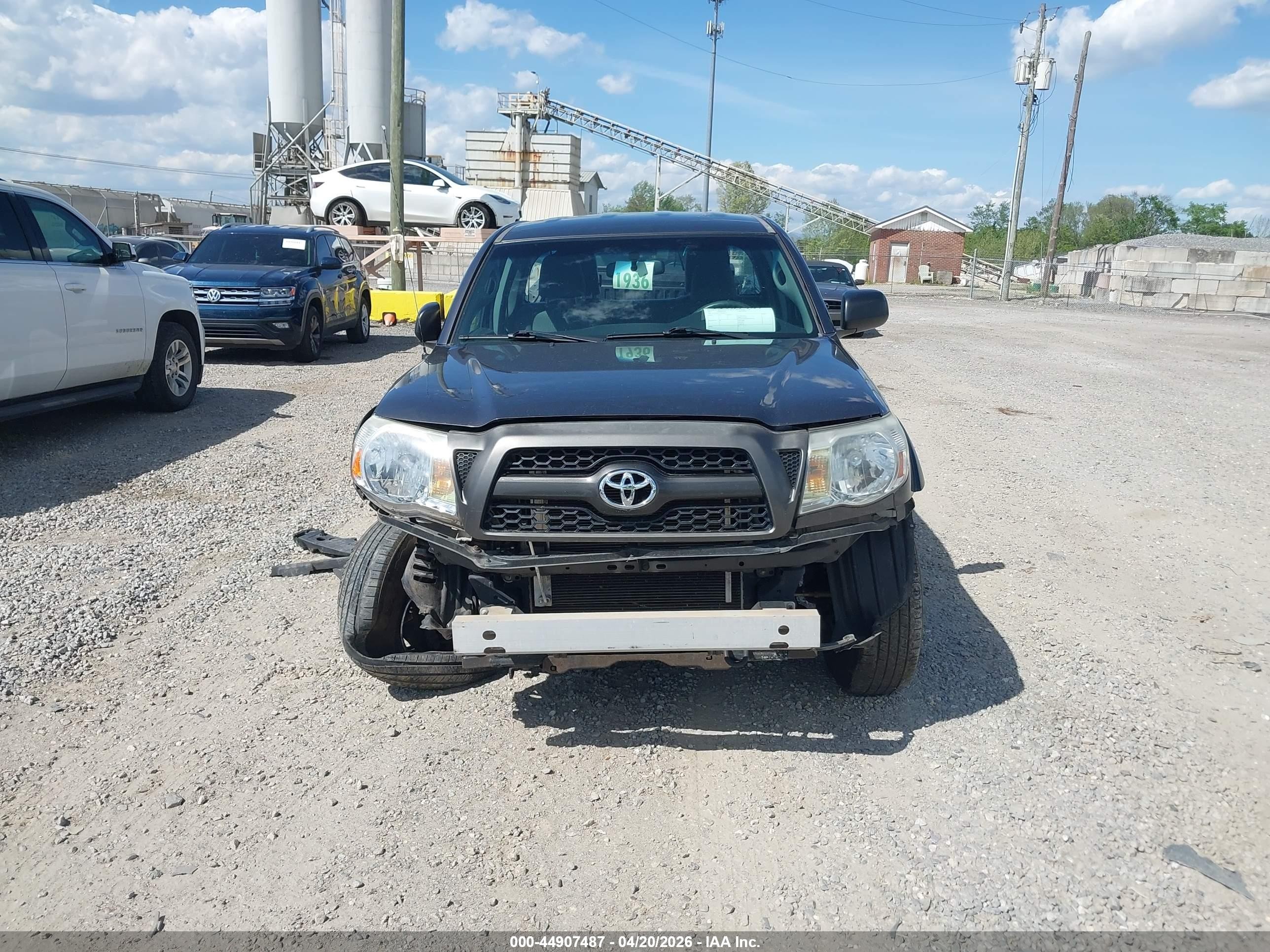 2011 Toyota Tacoma Gray vin: 5TFUX4EN7BX004775