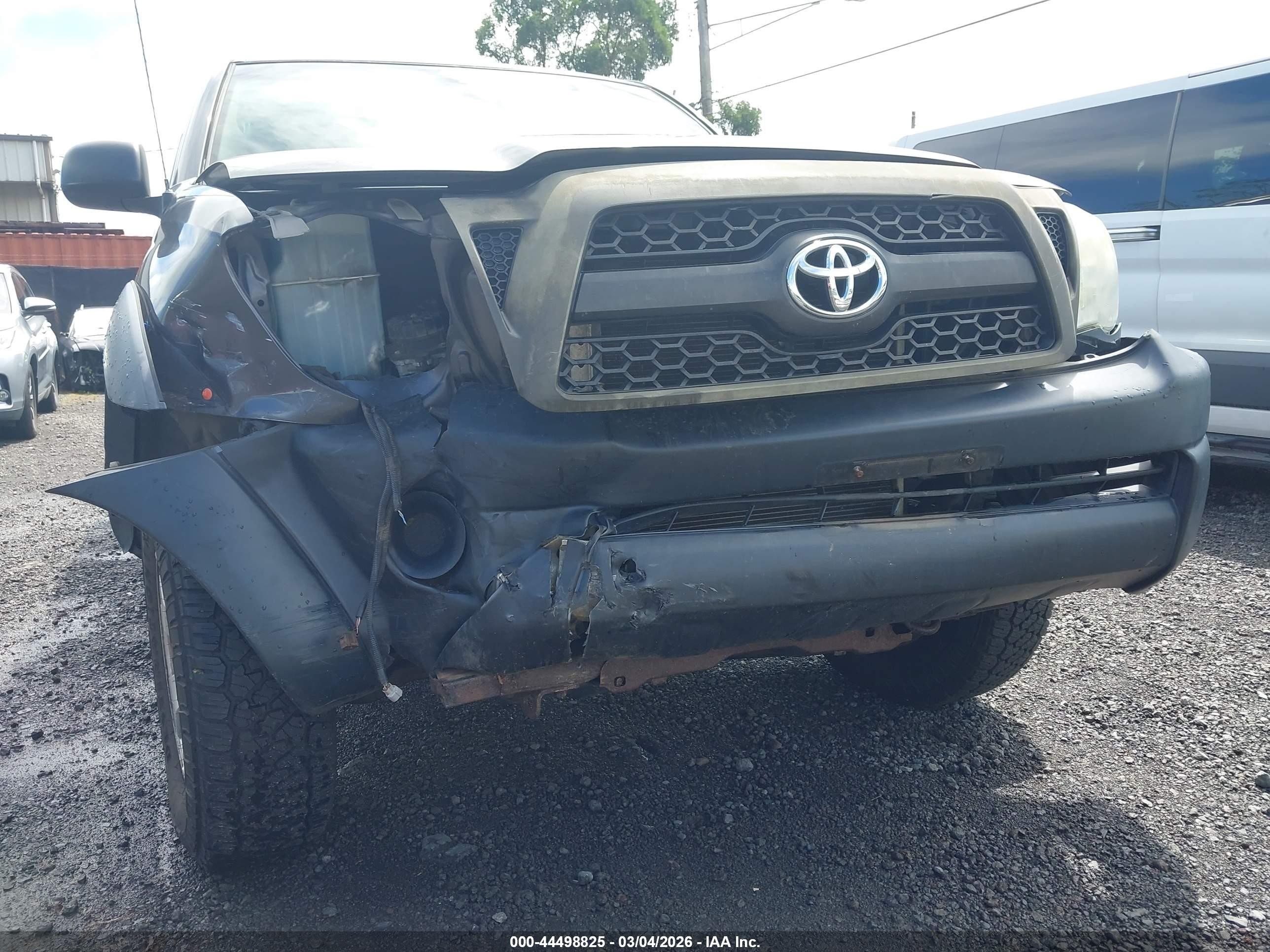 2011 Toyota Tacoma   Gray vin: 5TFUX4EN7BX004971
