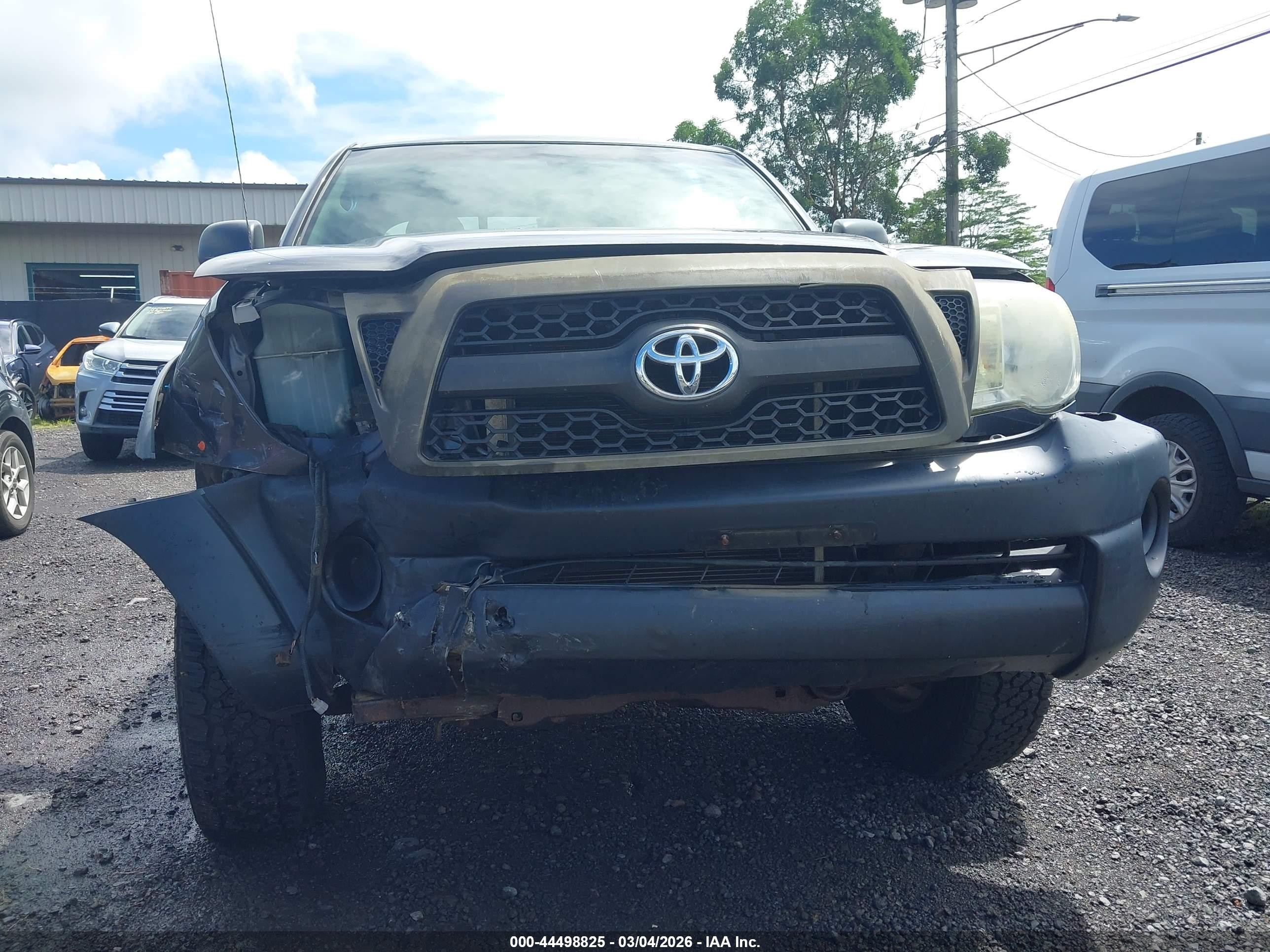2011 Toyota Tacoma   Gray vin: 5TFUX4EN7BX004971