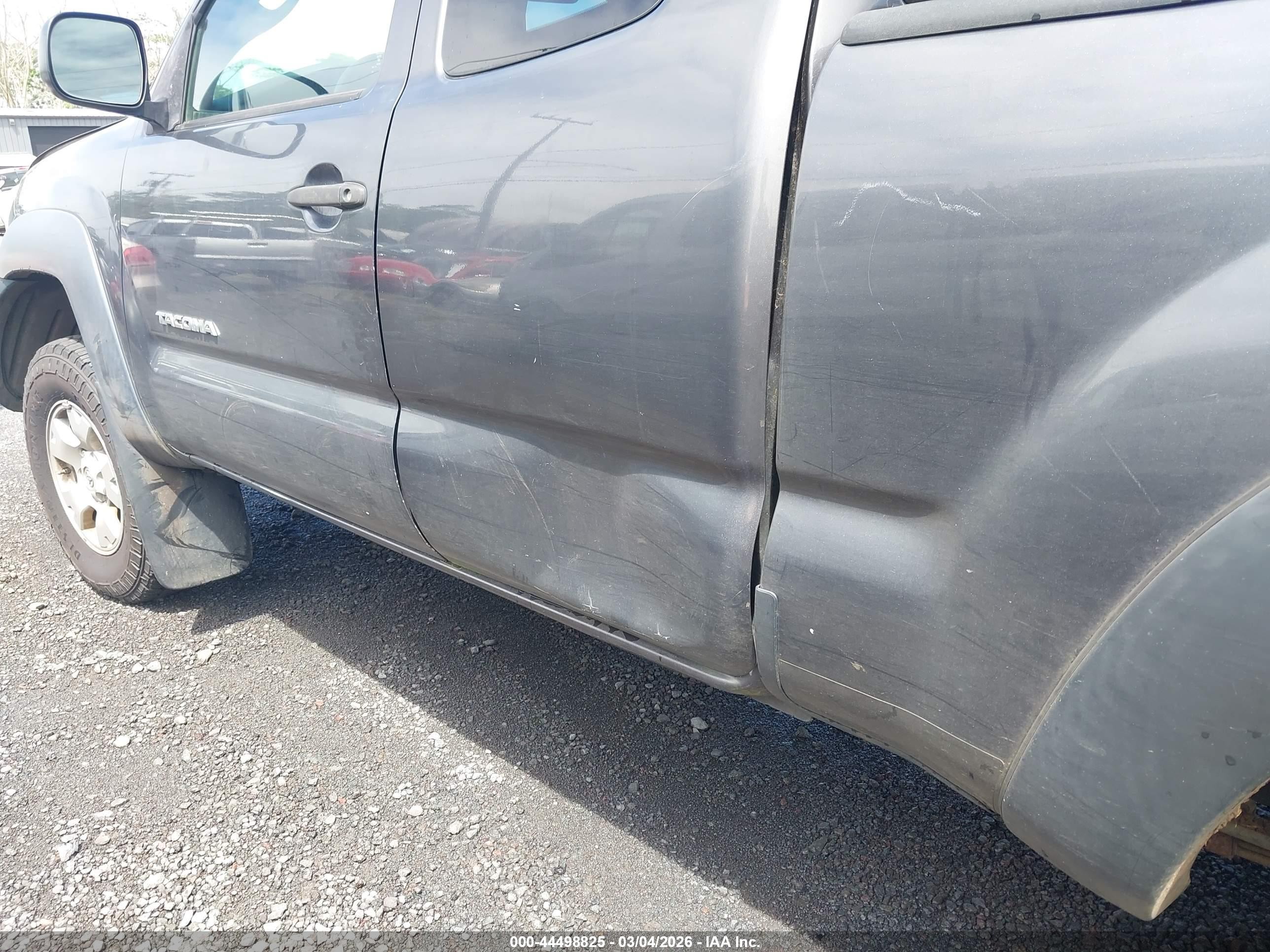 2011 Toyota Tacoma   Gray vin: 5TFUX4EN7BX004971