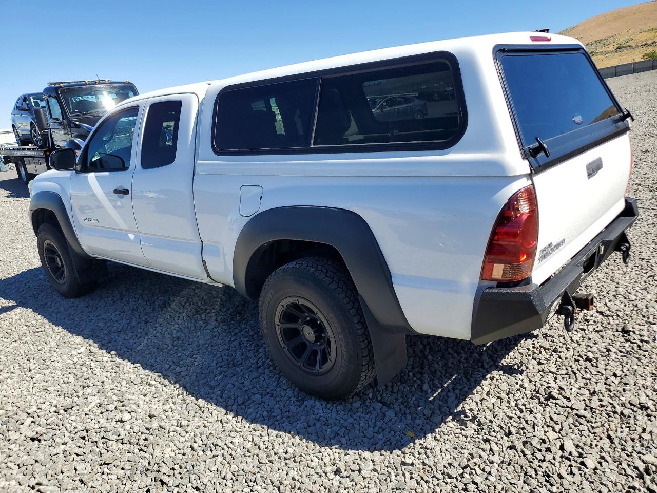 2013 Toyota Tacoma Access Cab White vin: 5TFUX4EN7DX020154
