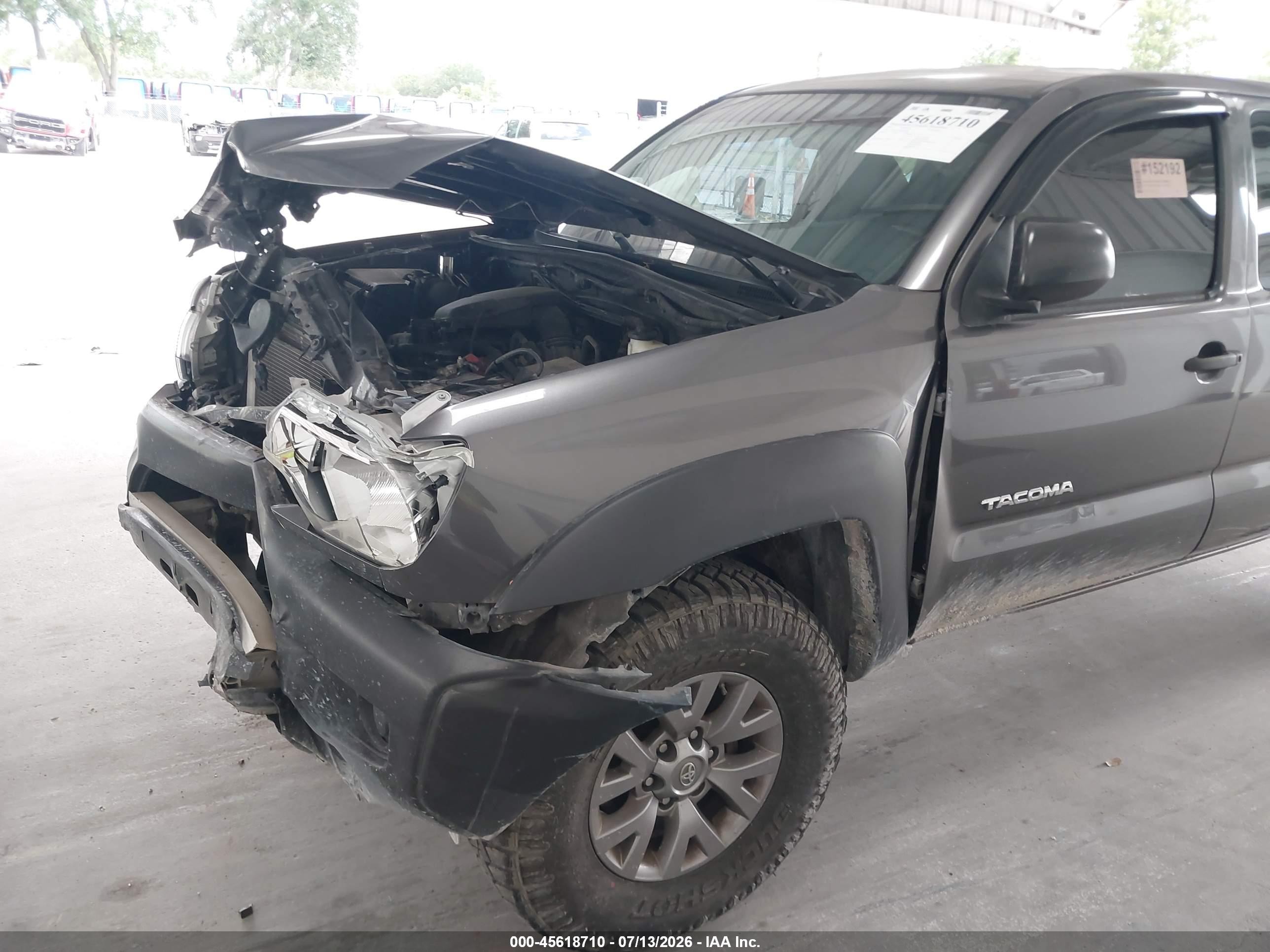 2015 Toyota Tacoma   Gray vin: 5TFUX4EN7FX036888