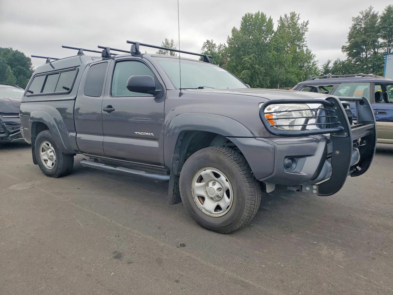 2015 Toyota Tacoma Base Серый vin: 5TFUX4EN7FX037880