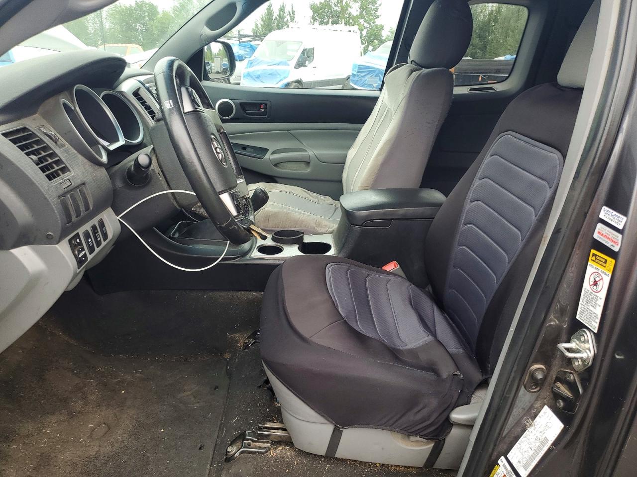 2015 Toyota Tacoma Base Серый vin: 5TFUX4EN7FX037880