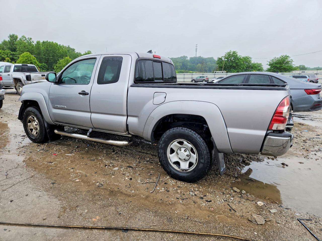 2015 Toyota Tacoma Access Cab Серебряный vin: 5TFUX4EN7FX039841