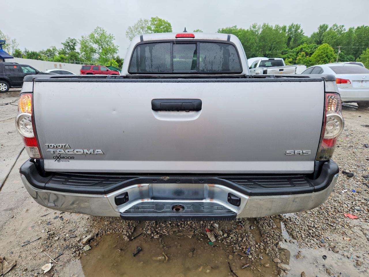 2015 Toyota Tacoma Access Cab Серебряный vin: 5TFUX4EN7FX039841