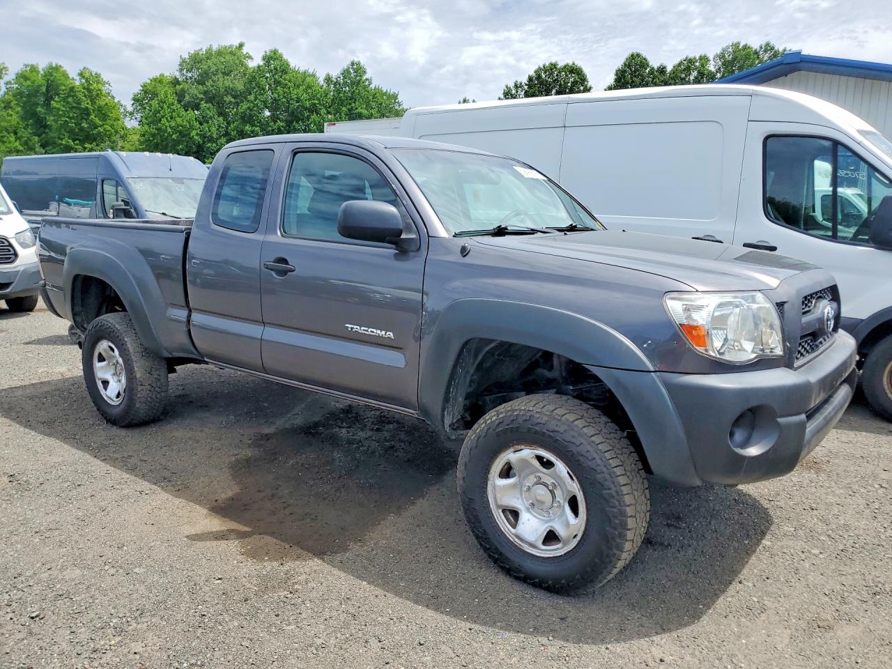 2011 Toyota Tacoma Access Cab Gray vin: 5TFUX4EN8BX004848