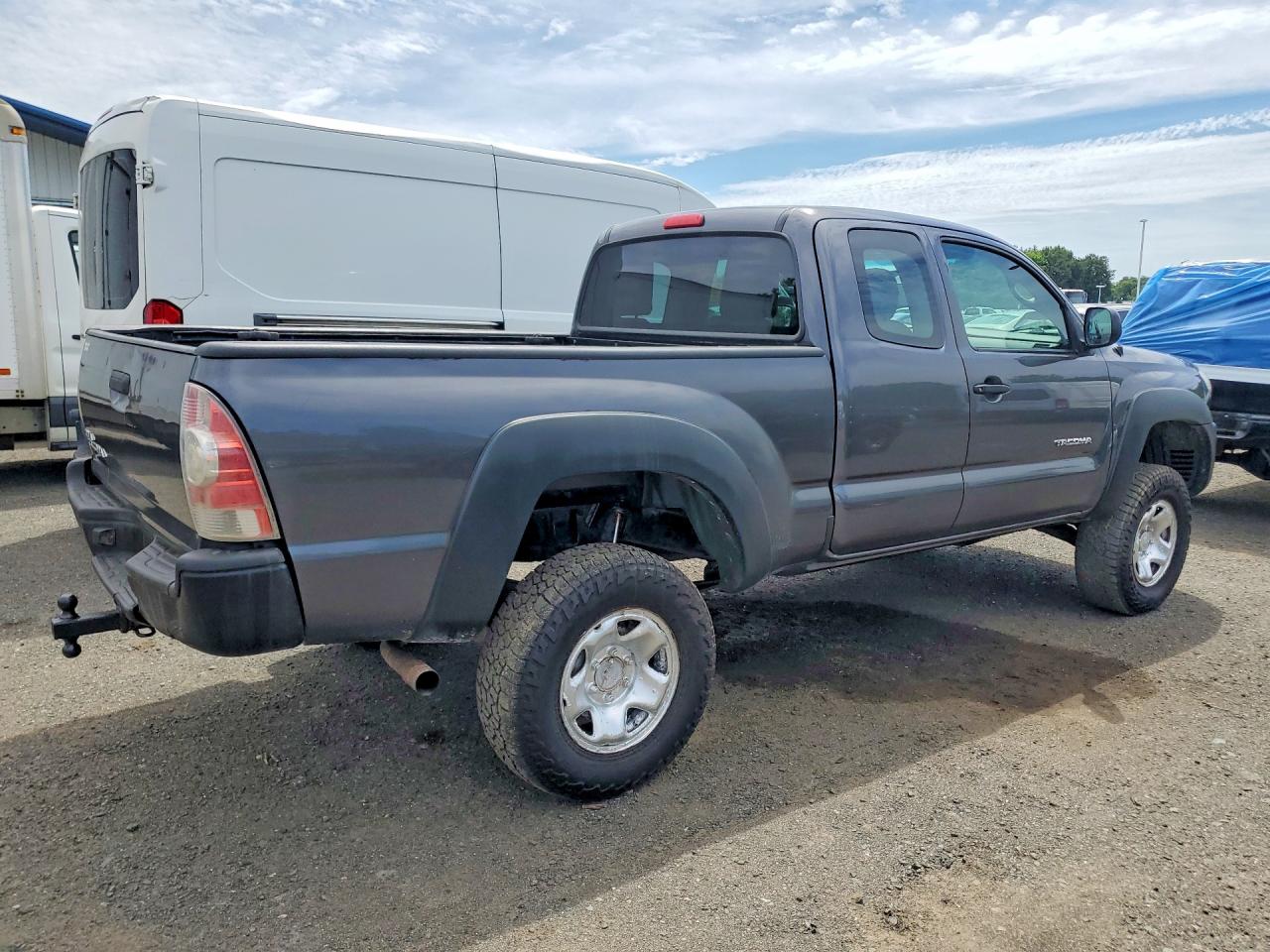 2011 Toyota Tacoma Access Cab Gray vin: 5TFUX4EN8BX004848
