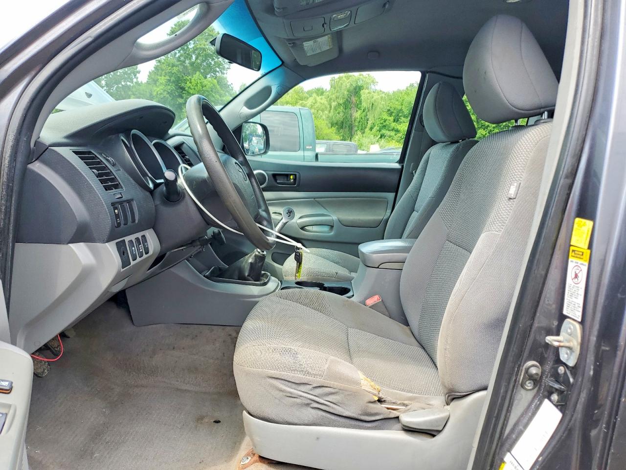 2011 Toyota Tacoma Access Cab Gray vin: 5TFUX4EN8BX004848