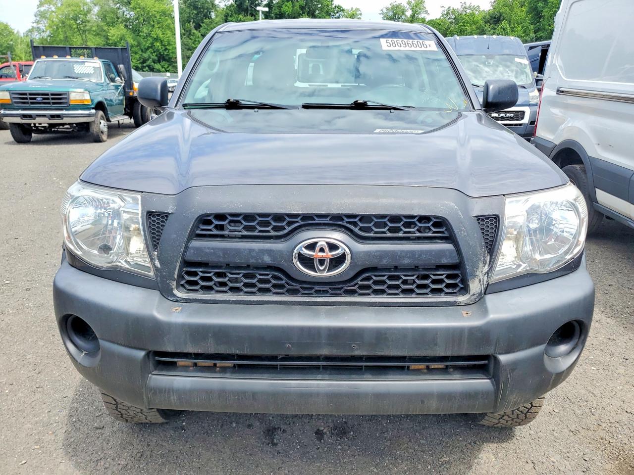 2011 Toyota Tacoma Access Cab Gray vin: 5TFUX4EN8BX004848
