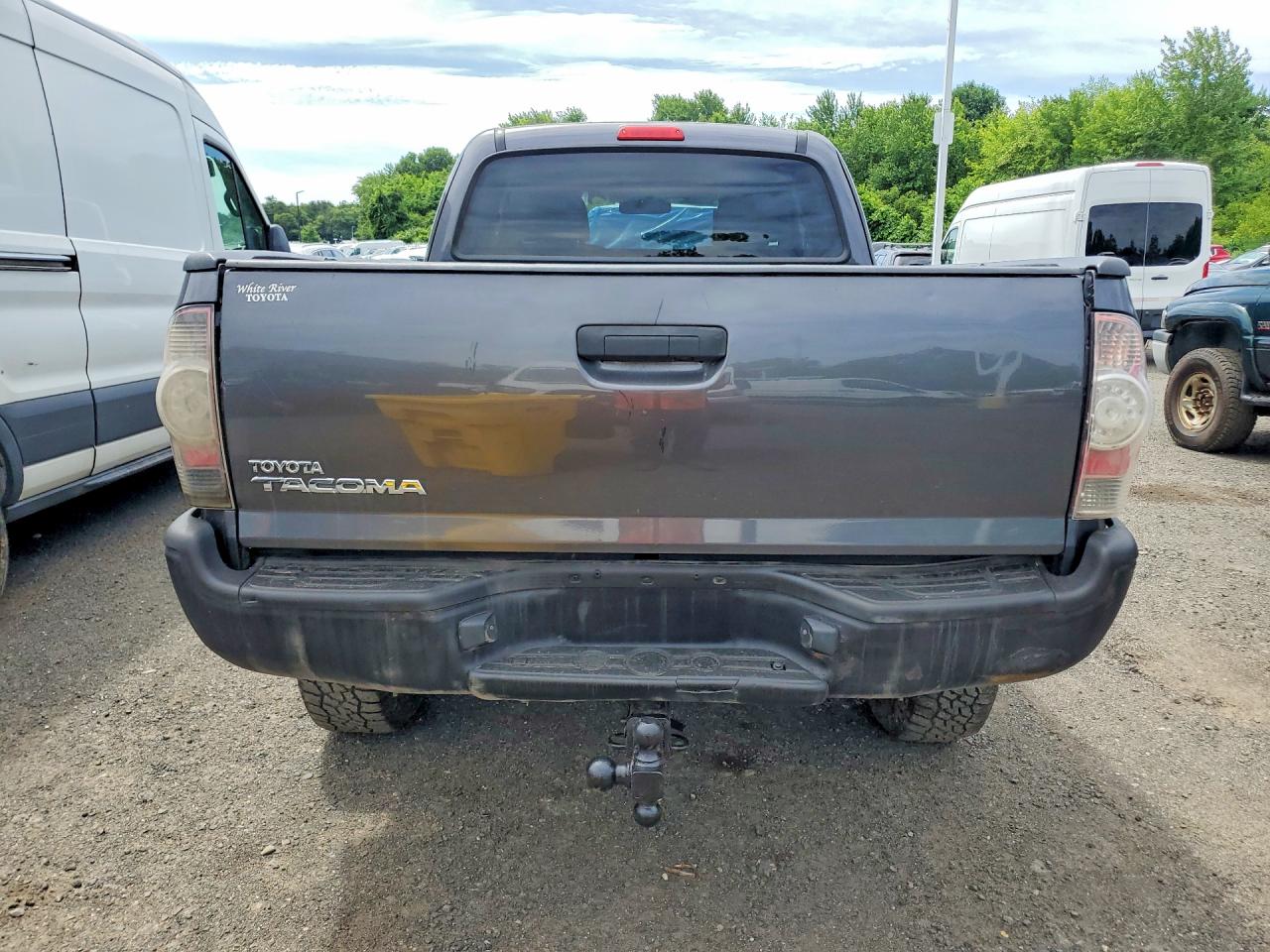 2011 Toyota Tacoma Access Cab Gray vin: 5TFUX4EN8BX004848