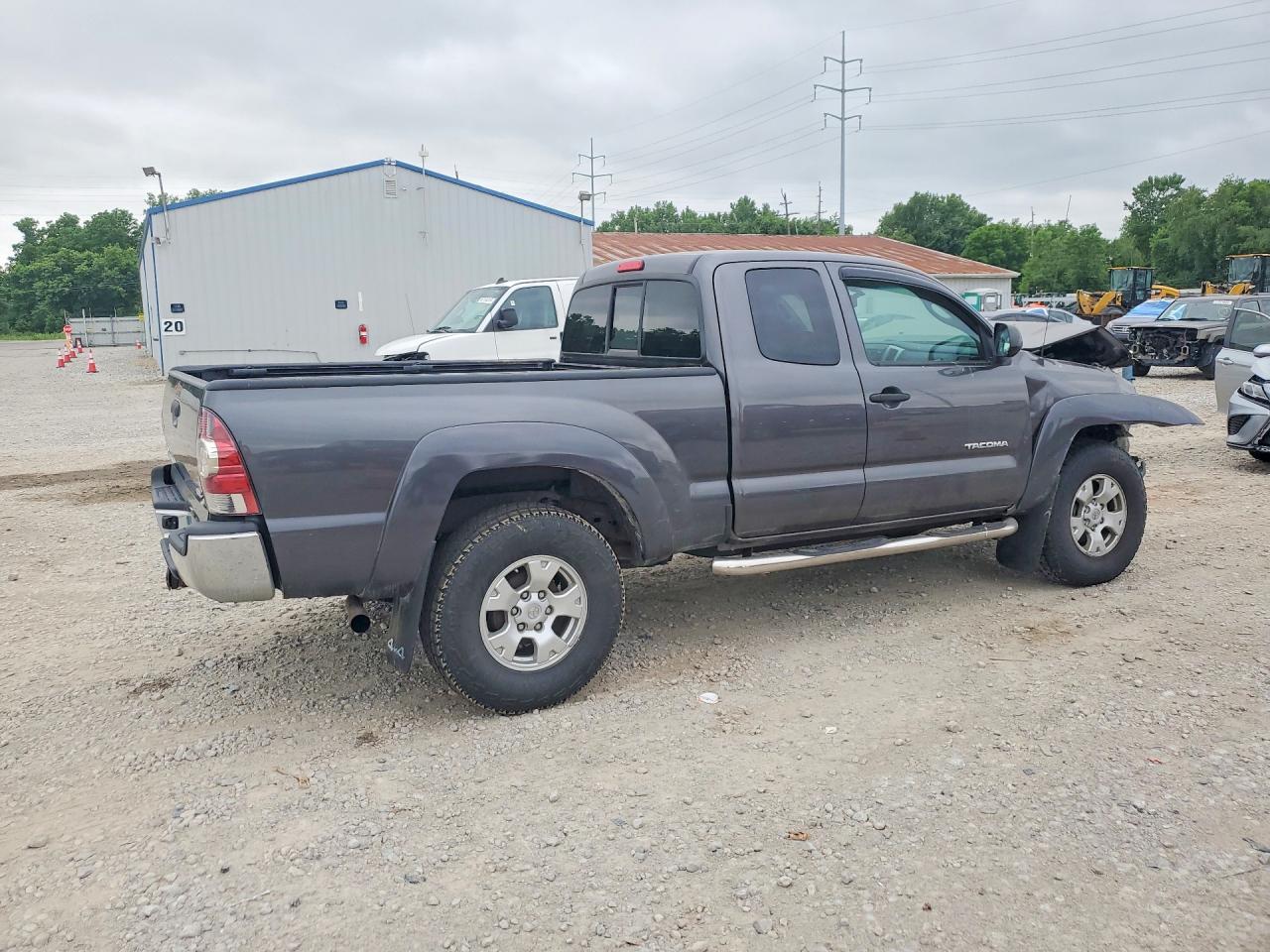 2013 Toyota Tacoma Access Cab Gray vin: 5TFUX4EN8DX024049