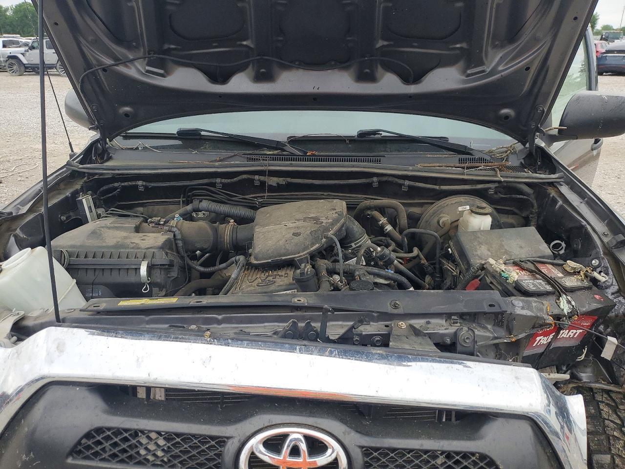 2013 Toyota Tacoma Access Cab Gray vin: 5TFUX4EN8DX024049