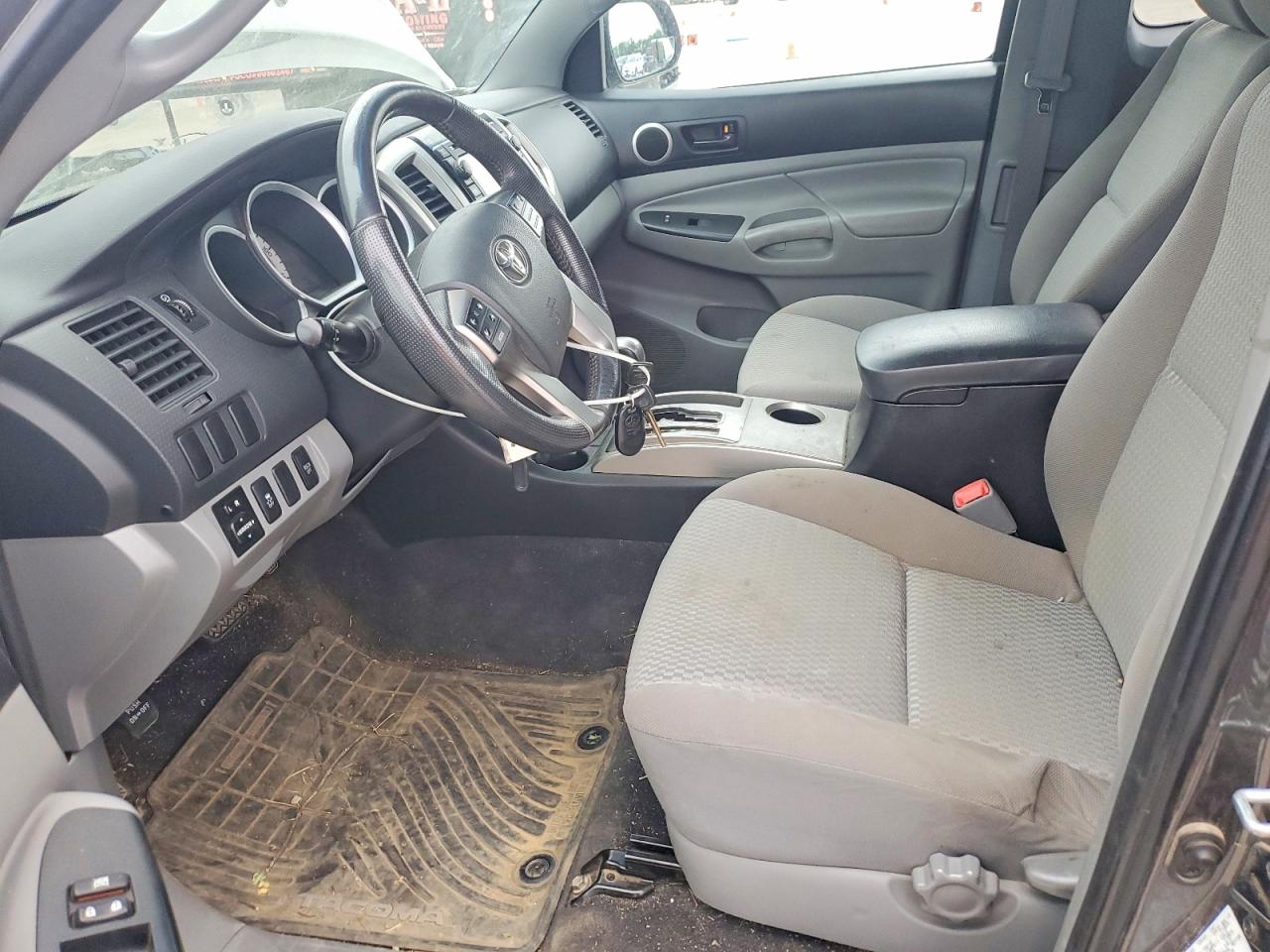 2013 Toyota Tacoma Access Cab Gray vin: 5TFUX4EN8DX024049