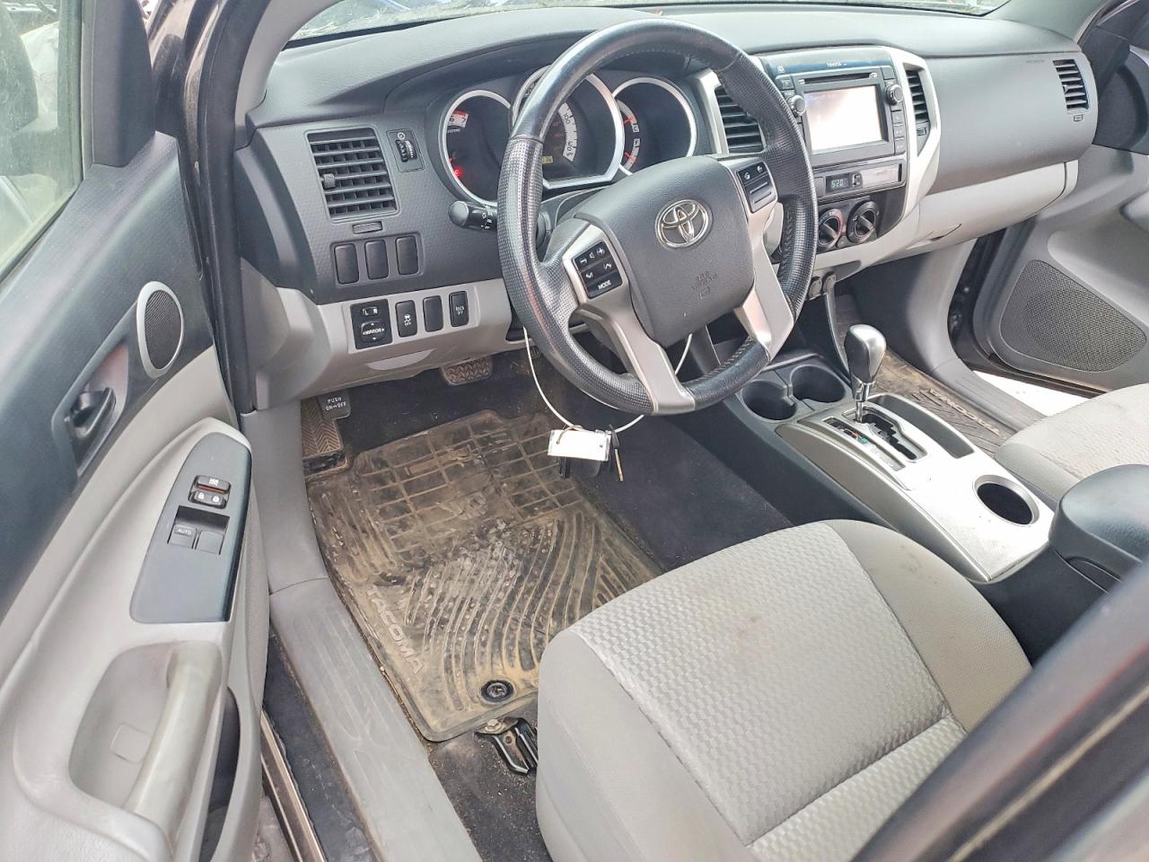 2013 Toyota Tacoma Access Cab Gray vin: 5TFUX4EN8DX024049