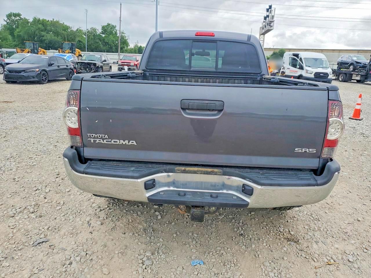 2013 Toyota Tacoma Access Cab Gray vin: 5TFUX4EN8DX024049